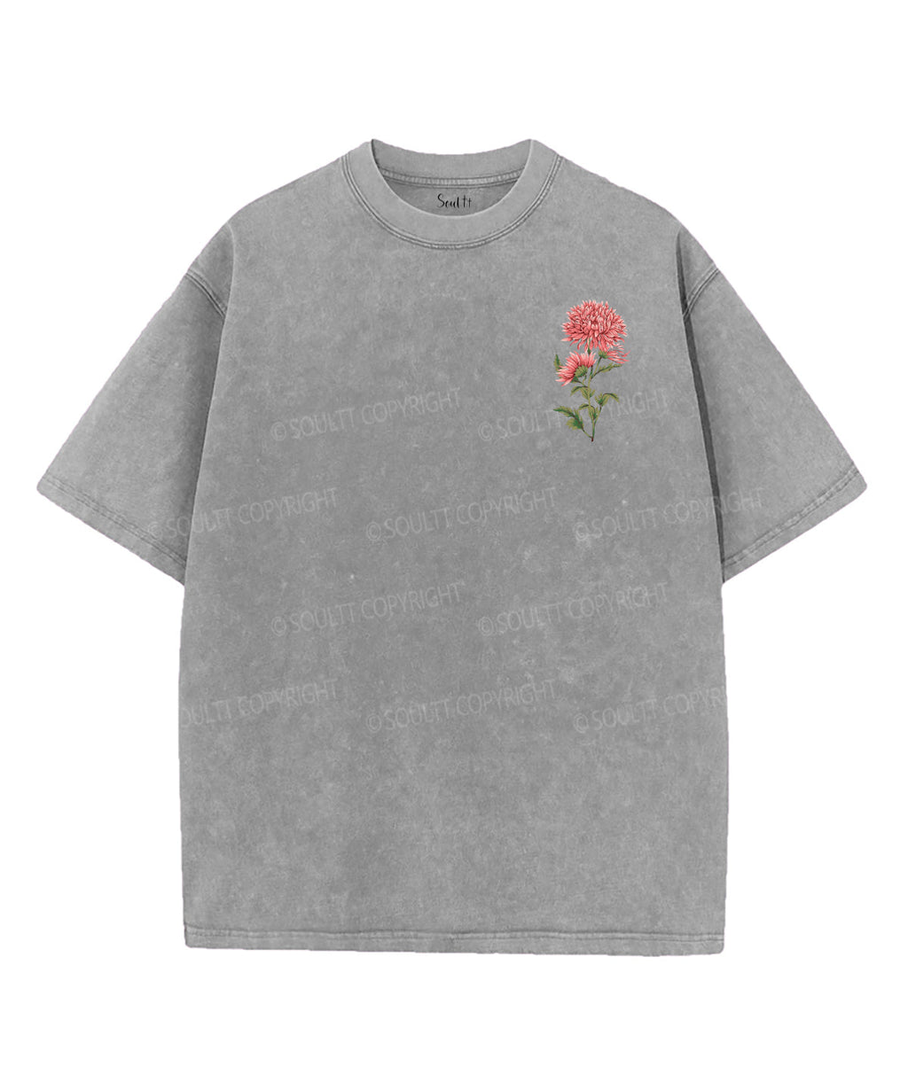 She Is Clothed With Strength Double Sided Unisex Washed Christian T-shirt Hoodie, Sweatshirt | CiraTrend.com (Image 4)