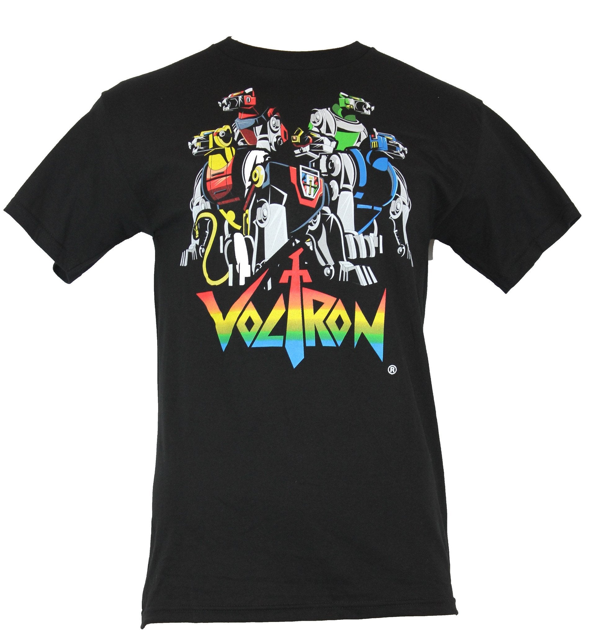 Voltron Mens T-Shirt - 5 Lions Over Logo Image Hoodie, Sweatshirt | CiraTrend.com