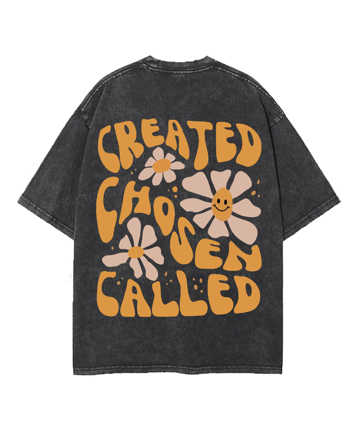Created Chosen Called Double Sided Unisex Washed Christian T-shirt Hoodie, Sweatshirt | CiraTrend.com (Image 4)