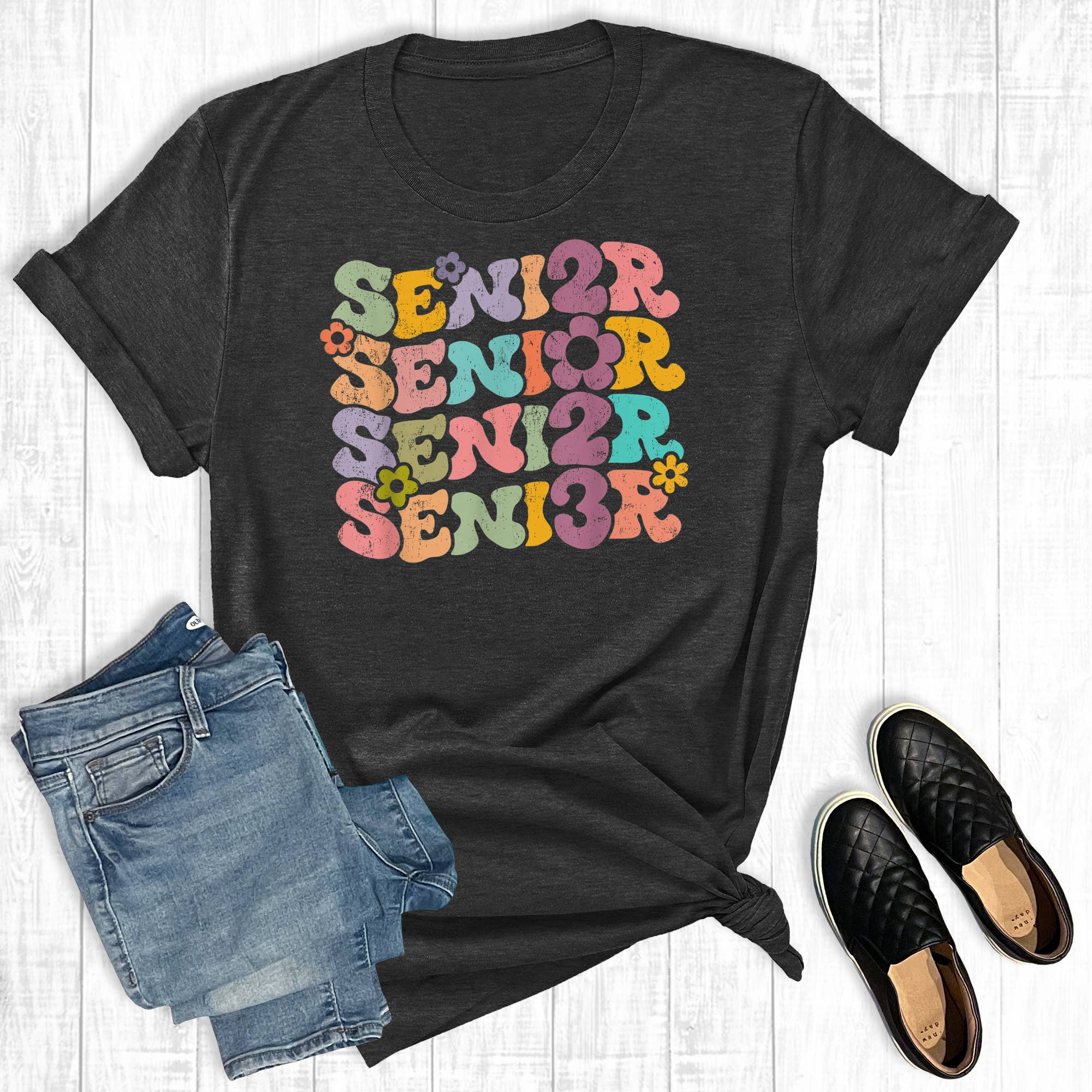 Retro Senior 2023 Graphic Tee