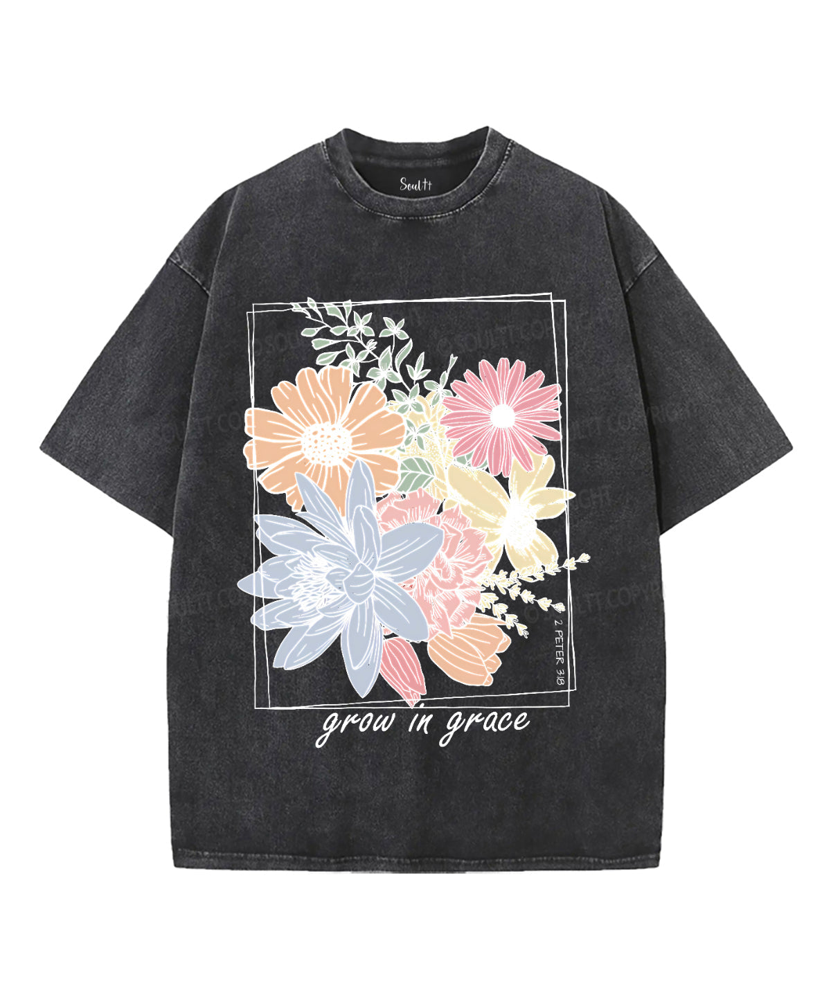 Grow Grace Washed Christian T-Shirts, Hoodie, Sweatshirt