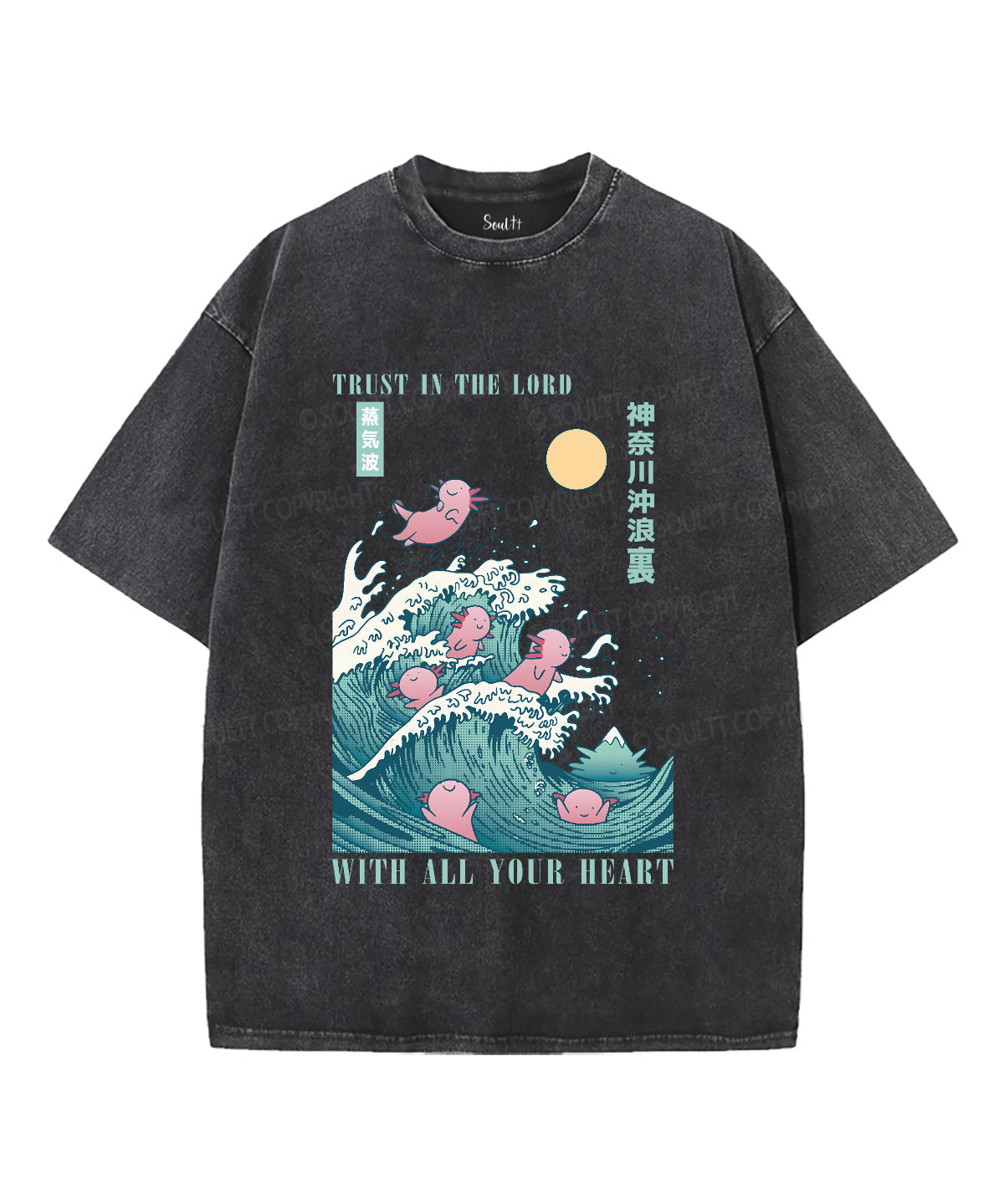 Trust In The Lord Unisex Washed Christian T-shirt Hoodie, Sweatshirt | CiraTrend.com (Image 2)