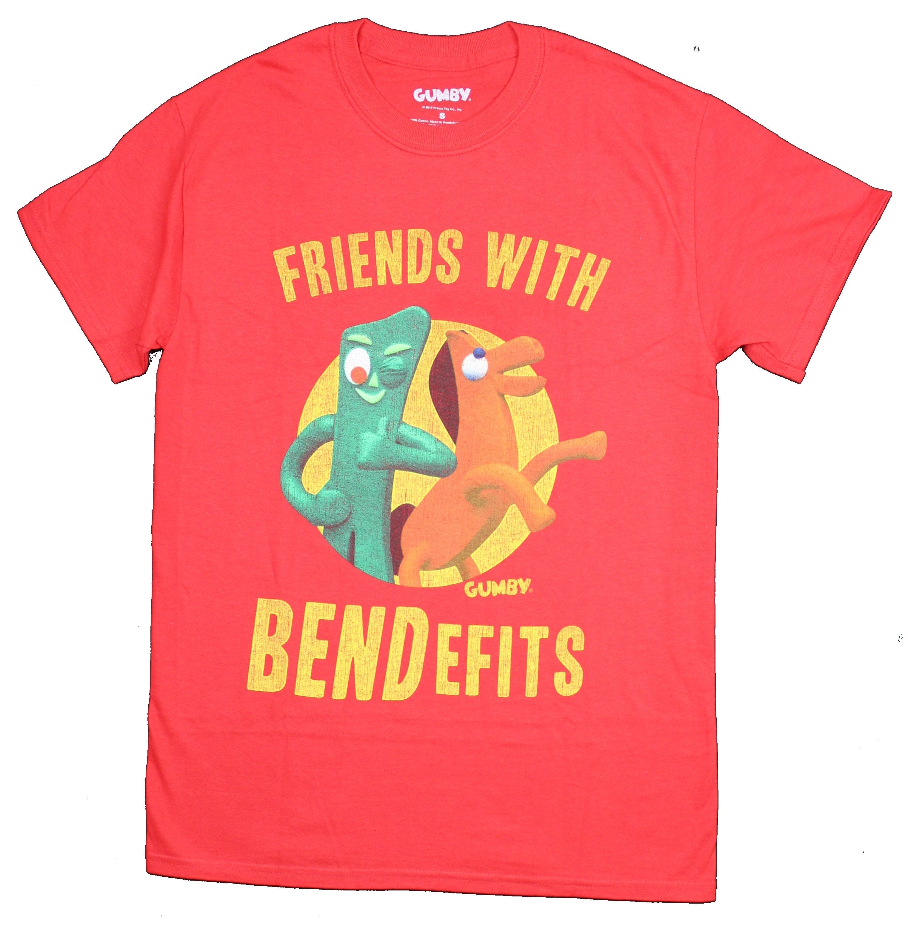 Gumby Mens  T-Shirt - Friends With Benefits Pokey Gumby Image Hoodie, Sweatshirt | CiraTrend.com