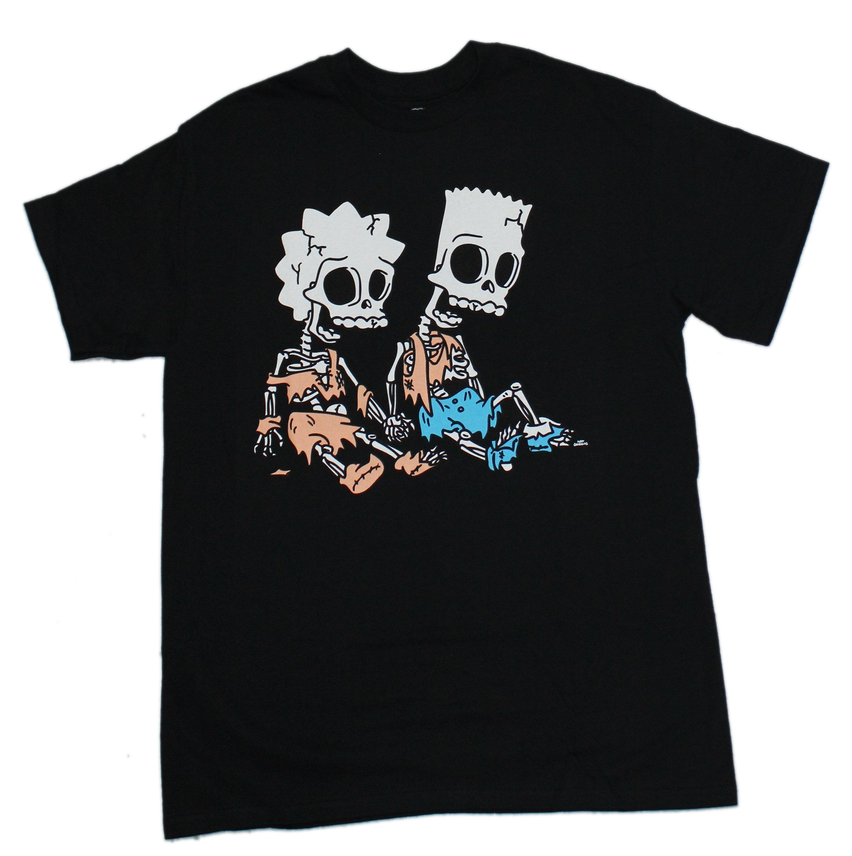 The Simpsons Mens T-Shirt - Bart and Lisa Skeletons Hoodie, Sweatshirt | CiraTrend.com