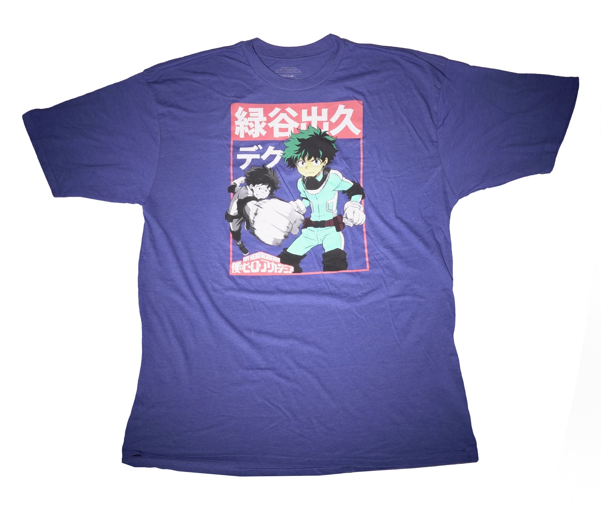 My Hero Academia Mens T-Shirt - Deku Kanji Action Box Hoodie, Sweatshirt | CiraTrend.com