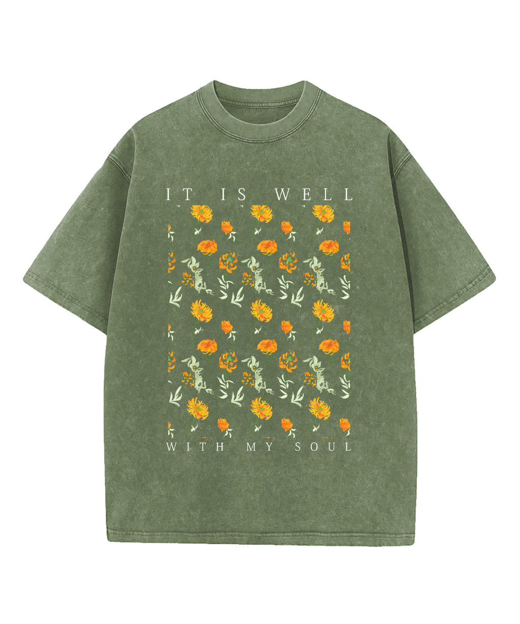Is Well My Soul Washed Christian Style013 T-Shirts, Hoodie, Sweatshirt
