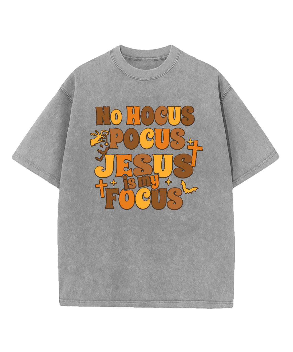 Jesus Is My Focus Washed Christian T-shirt Hoodie, Sweatshirt | CiraTrend.com (Image 3)