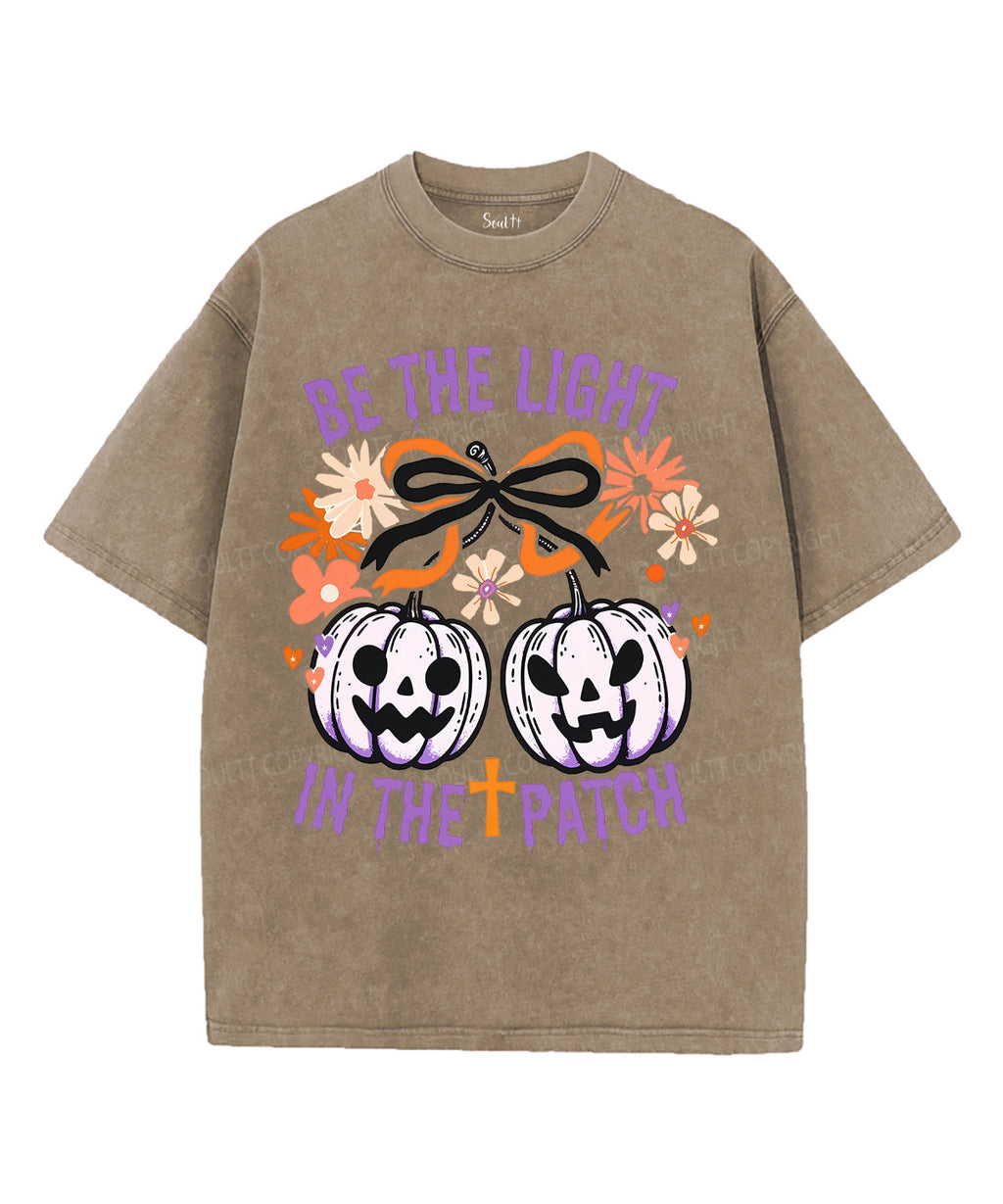Be The Light Unisex Washed Christian T-shirt Style005 Hoodie, Sweatshirt | CiraTrend.com (Image 5)