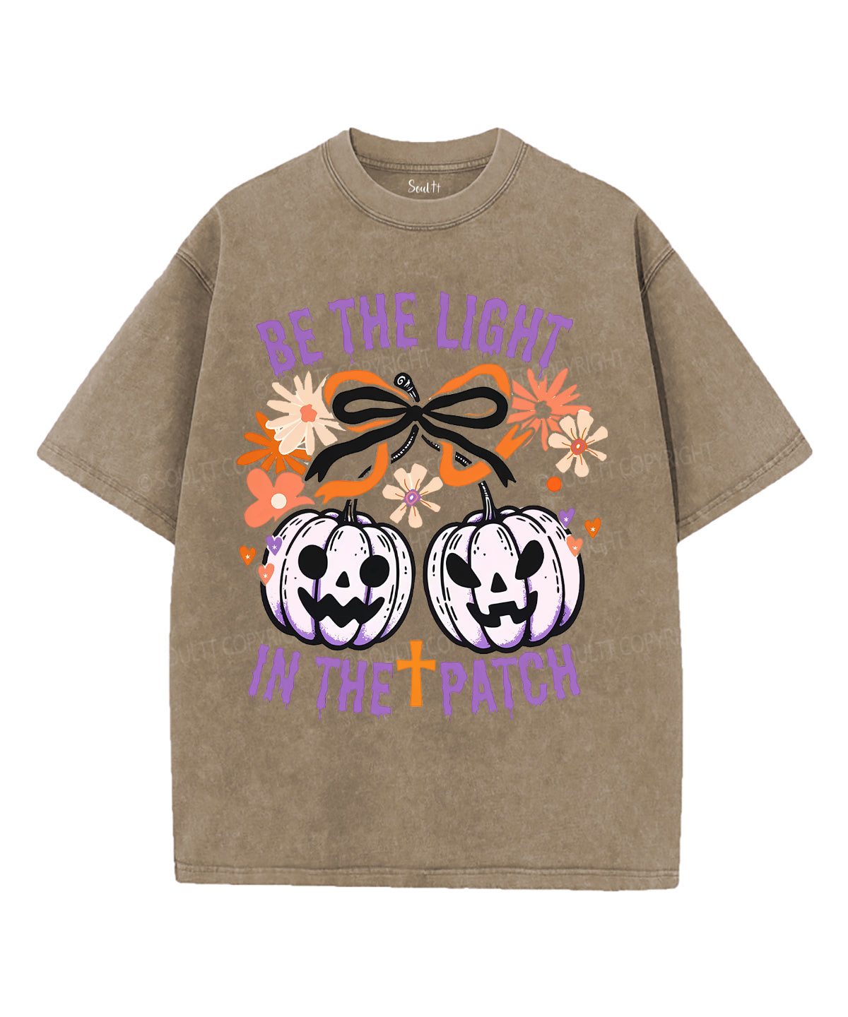 Be The Light Unisex Washed Christian T-shirt Style005 Hoodie, Sweatshirt | CiraTrend.com (Image 5)