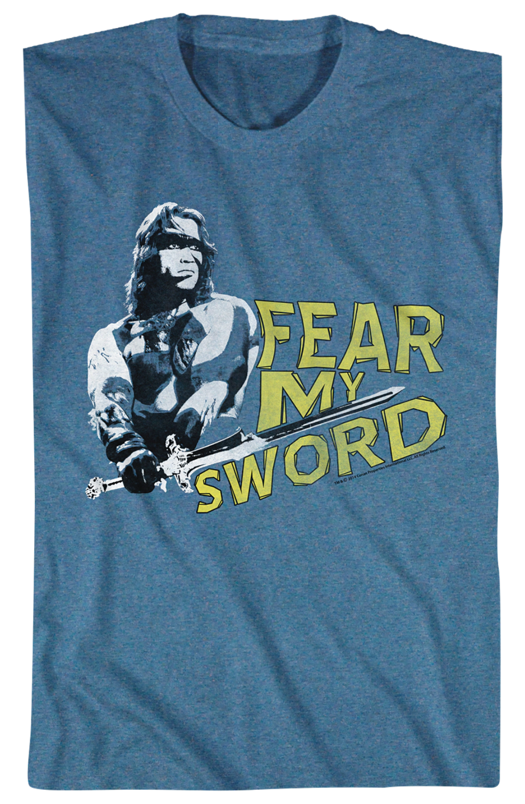 Fear My Sword Conan Shirt Hoodie, Sweatshirt | CiraTrend.com (Image 2)