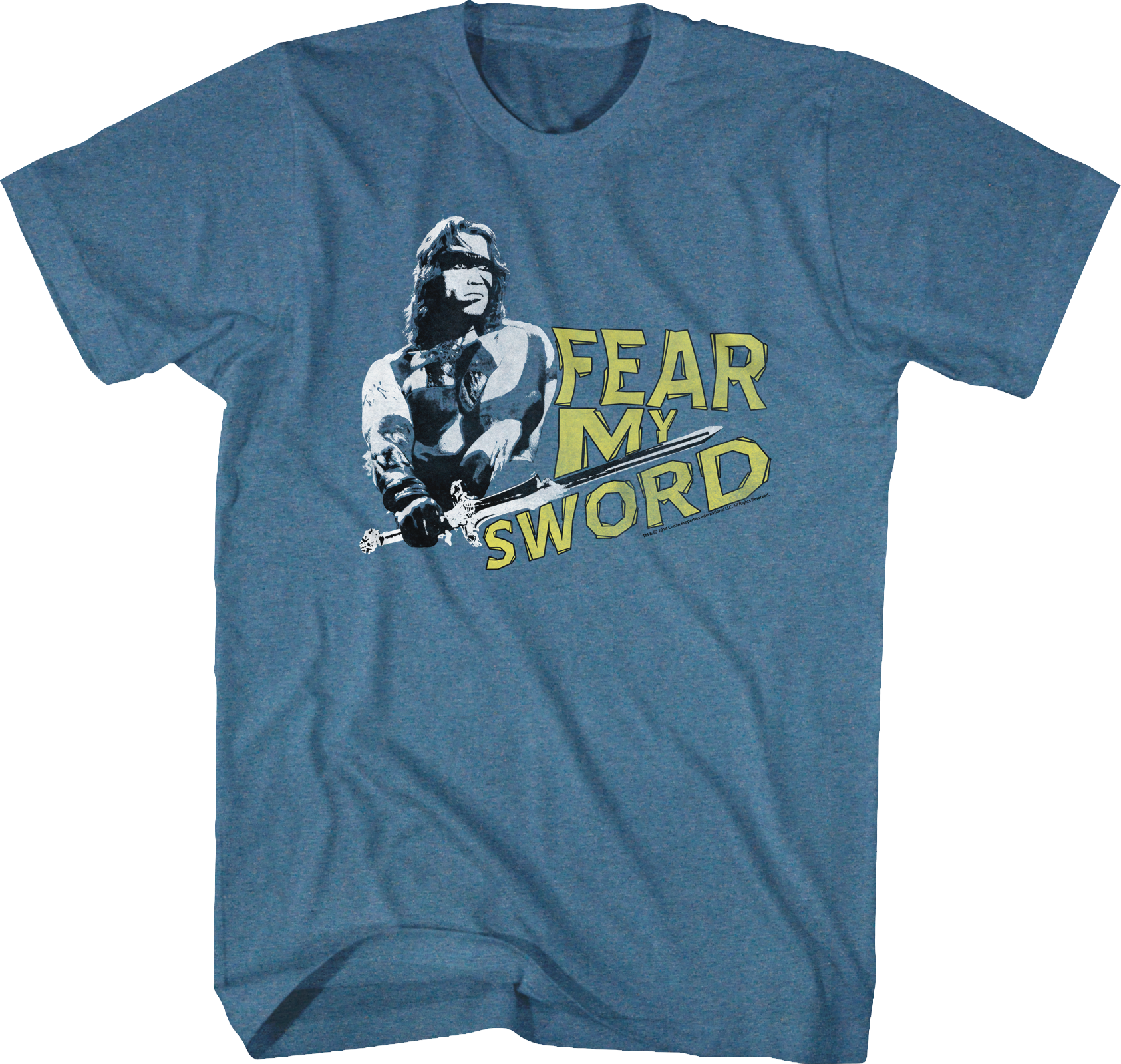 Fear My Sword Conan Shirt Hoodie, Sweatshirt | CiraTrend.com (Image 1)