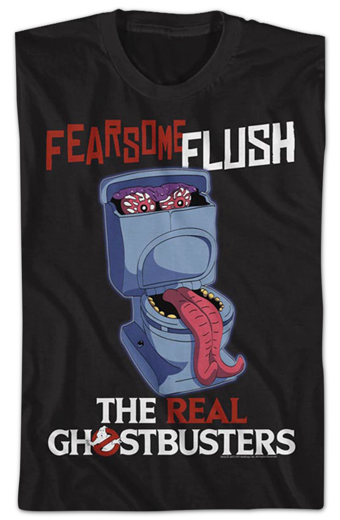 Fearsome Flush Real Ghostbusters T-Shirt Hoodie, Sweatshirt | CiraTrend.com (Image 2)