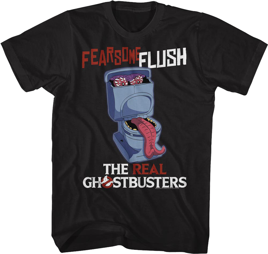 Fearsome Flush Real Ghostbusters T-Shirt Hoodie, Sweatshirt | CiraTrend.com (Image 1)
