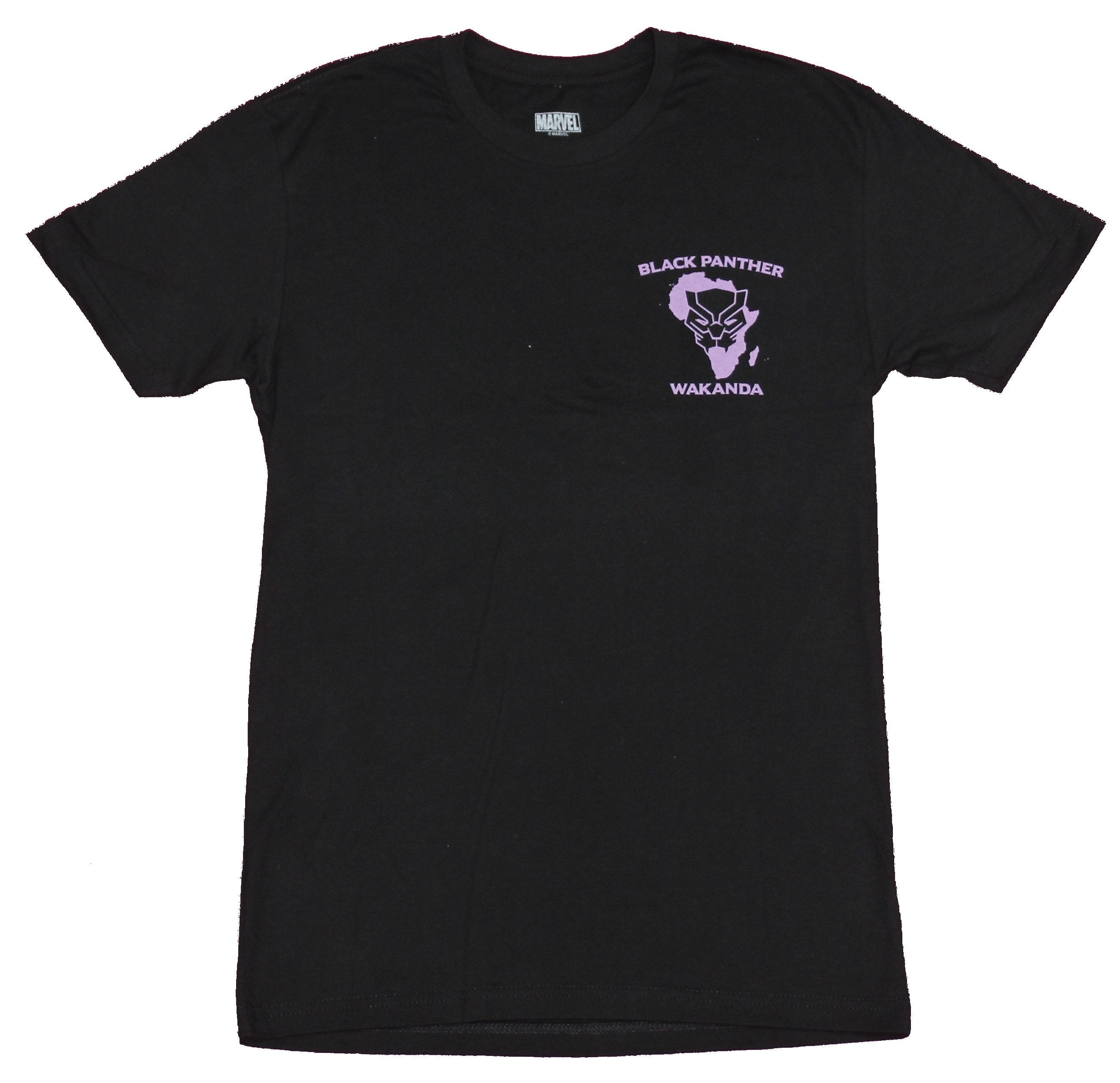 Black Panther Mens T-Shirt - Wakanda Purple Lapel Image 66 King Back Hoodie, Sweatshirt | CiraTrend.com