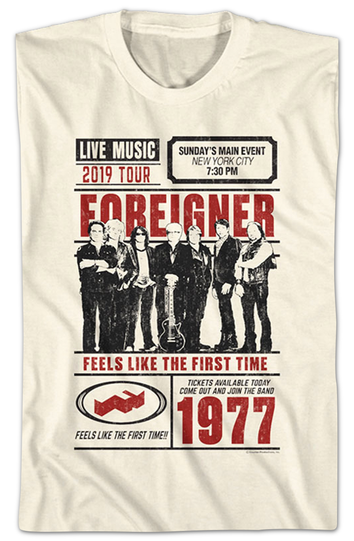 Feels Like The First Time Foreigner T-Shirt Hoodie, Sweatshirt | CiraTrend.com (Image 2)