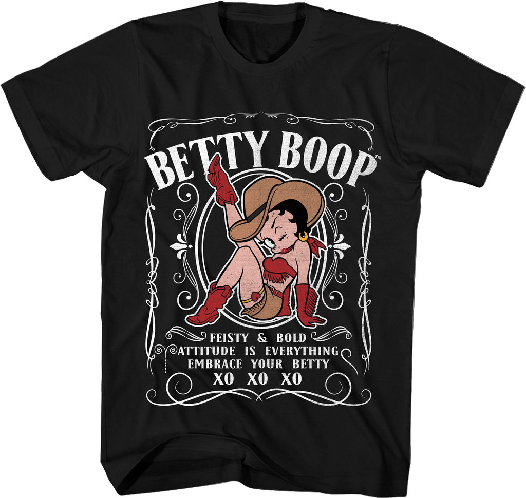 Feisty & Bold Betty Boop T-Shirt Hoodie, Sweatshirt | CiraTrend.com (Image 1)