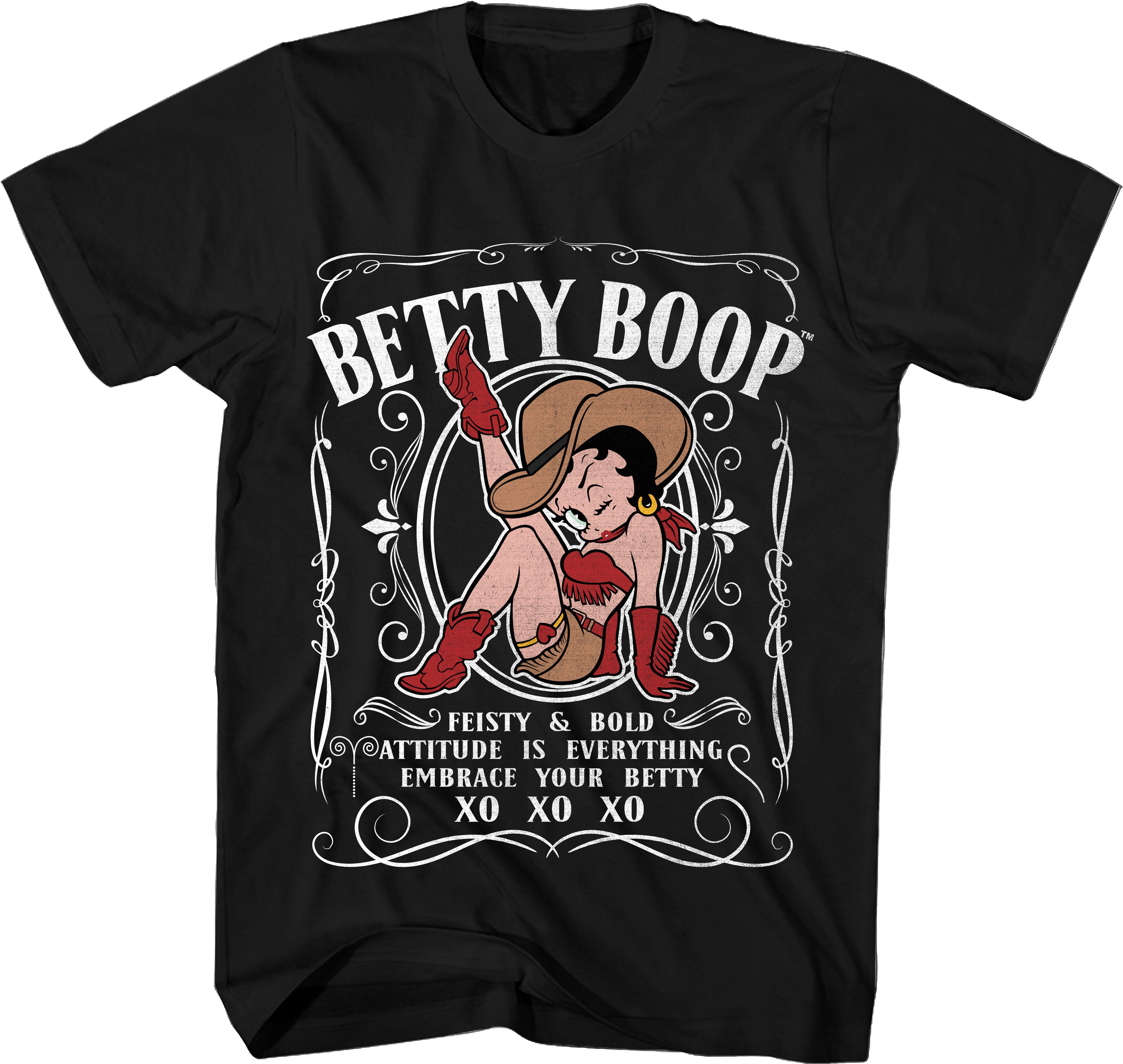 Feisty & Bold Betty Boop T-Shirt Hoodie, Sweatshirt | CiraTrend.com (Image 1)