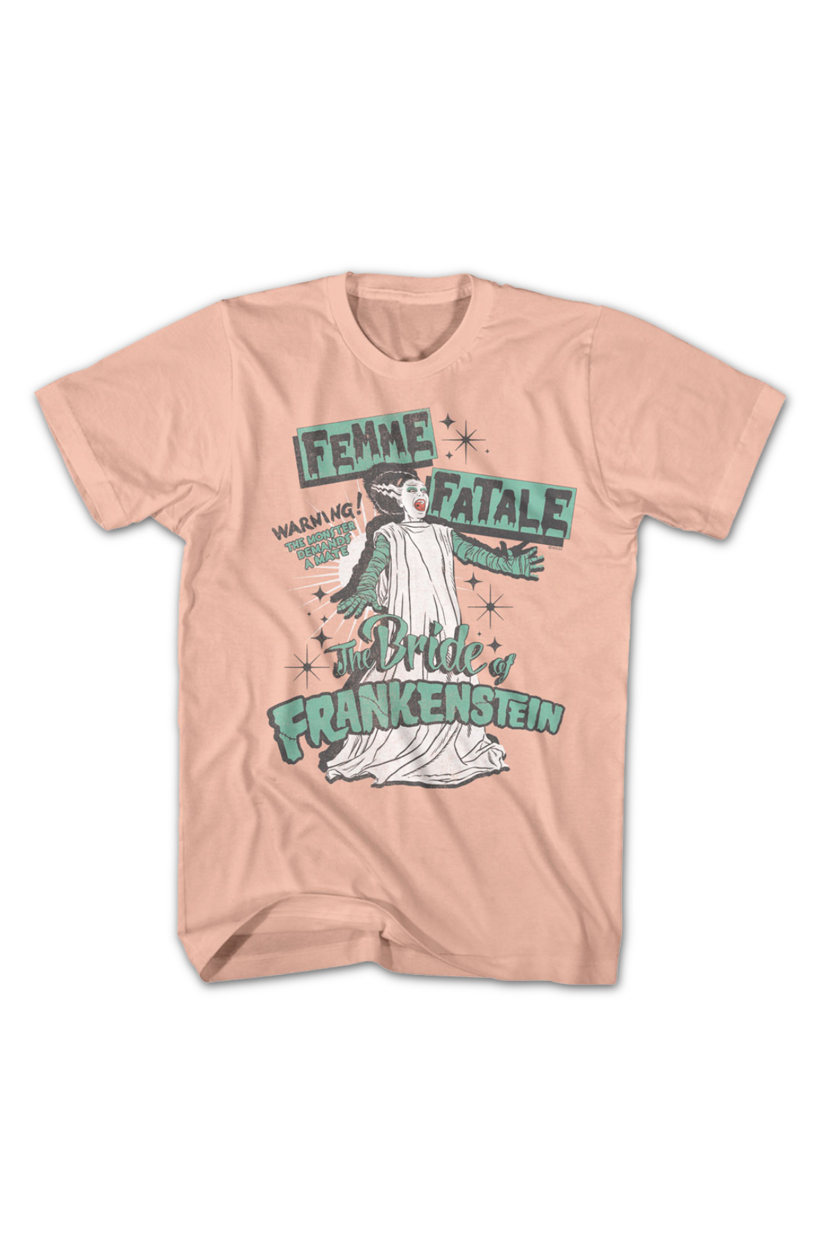 Femme Fatale Bride Of Frankenstein T-Shirt Hoodie, Sweatshirt | CiraTrend.com (Image 2)