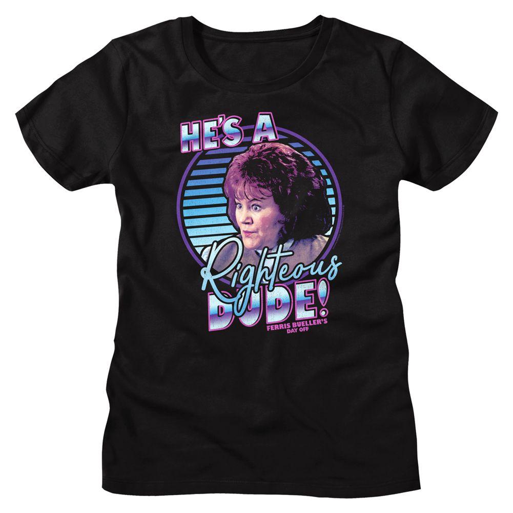 Ferris Bueller's Day Off Righteous Womens T-Shirt Hoodie, Sweatshirt | CiraTrend.com
