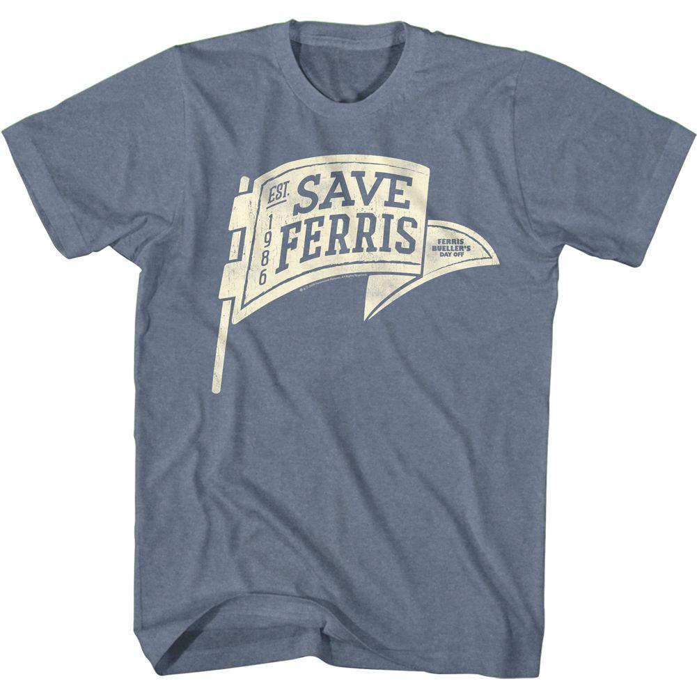 Ferris Bueller's Day Off Save Ferris Penant Boyfriend Tee Hoodie, Sweatshirt | CiraTrend.com