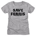 Ferris Bueller's Day Off Save Ferris Womens T-Shirt Hoodie, Sweatshirt | CiraTrend.com