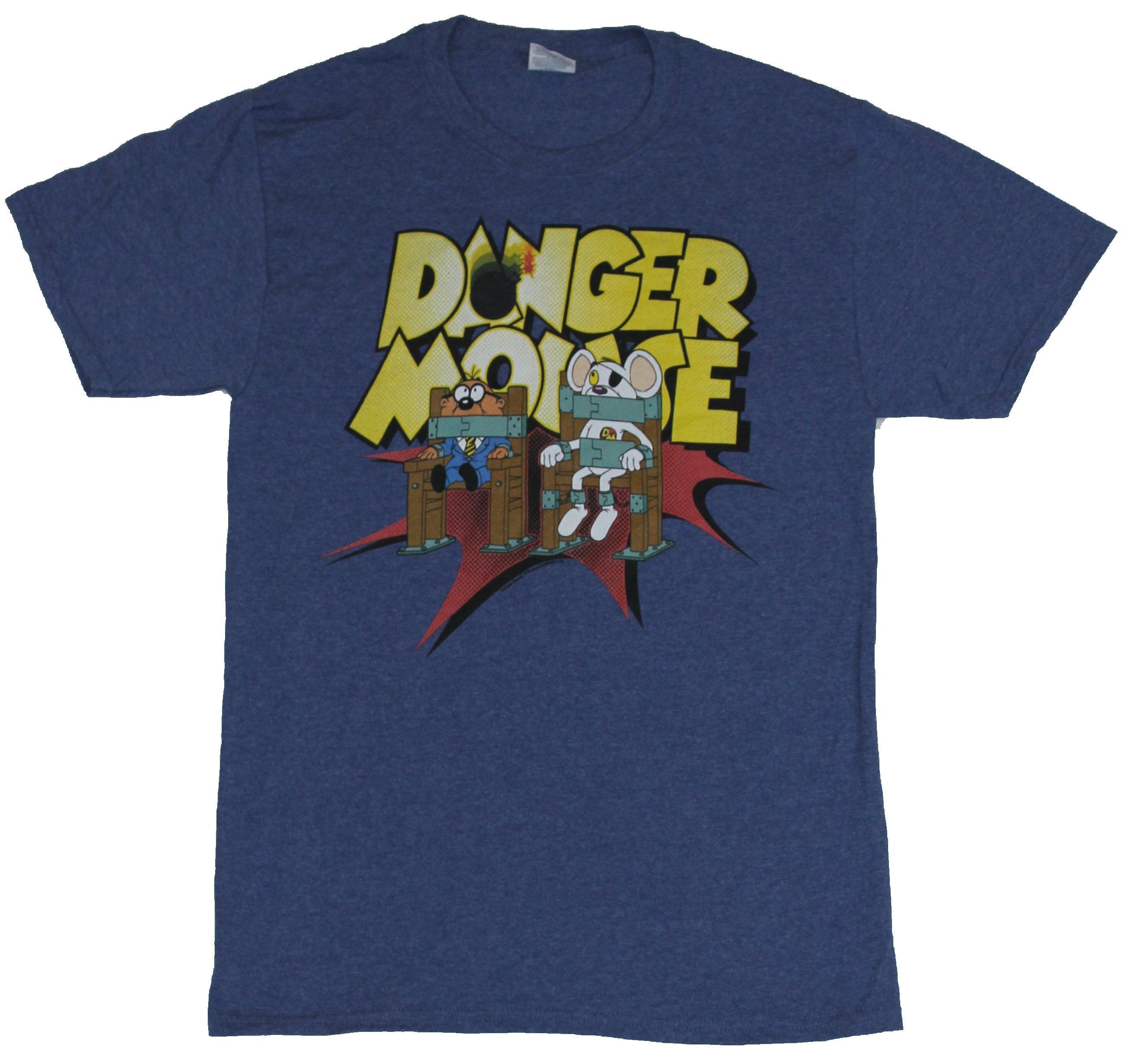 Danger Mouse Mens T-Shirt -  Danger Mouse and Penford Strapped in Trouble Hoodie, Sweatshirt | CiraTrend.com