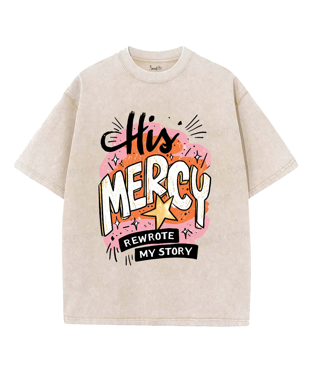 His Mercy Washed Christian T-Shirts, Hoodie, Sweatshirt