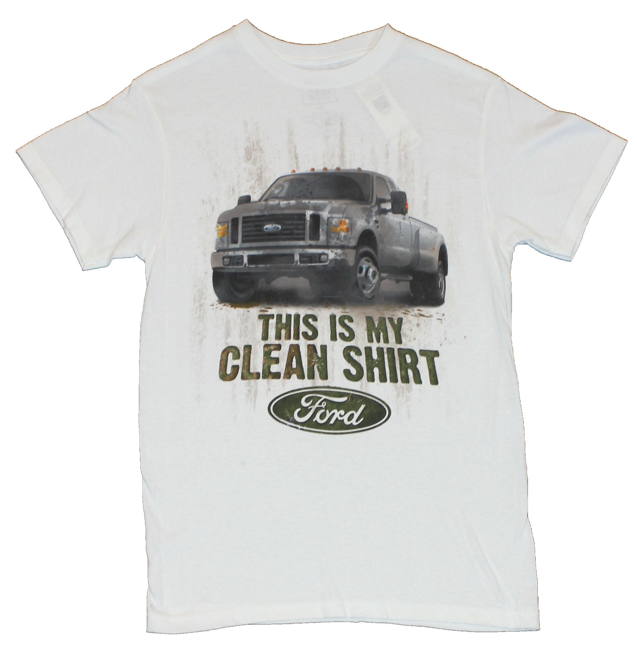 Ford Trucks Mens T-Shirt -  "This is my Clean Shirt" Dirty Truck Image Hoodie, Sweatshirt | CiraTrend.com