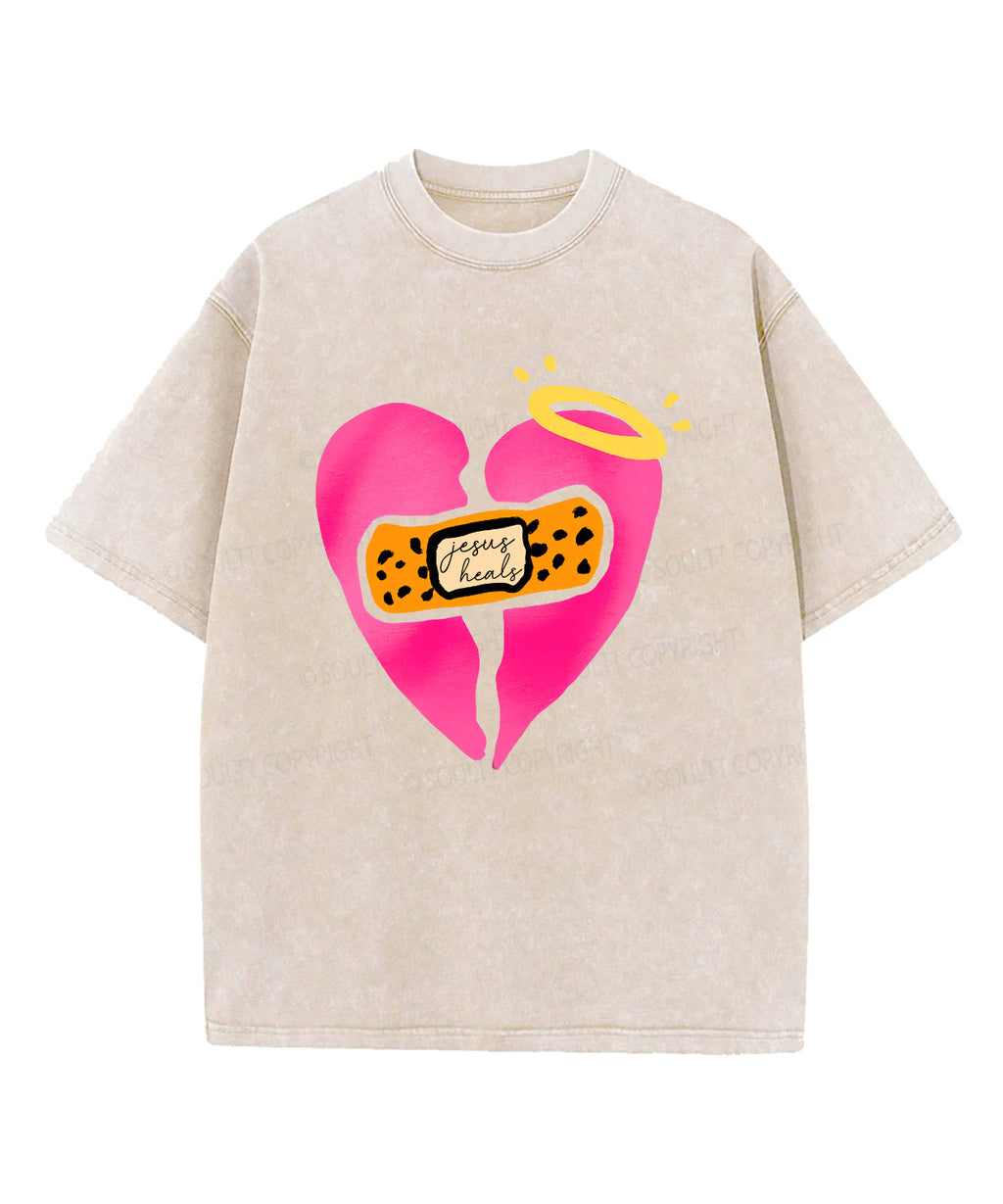 Jesus Heals Washed Christian T-shirt Style003 Hoodie, Sweatshirt | CiraTrend.com (Image 2)