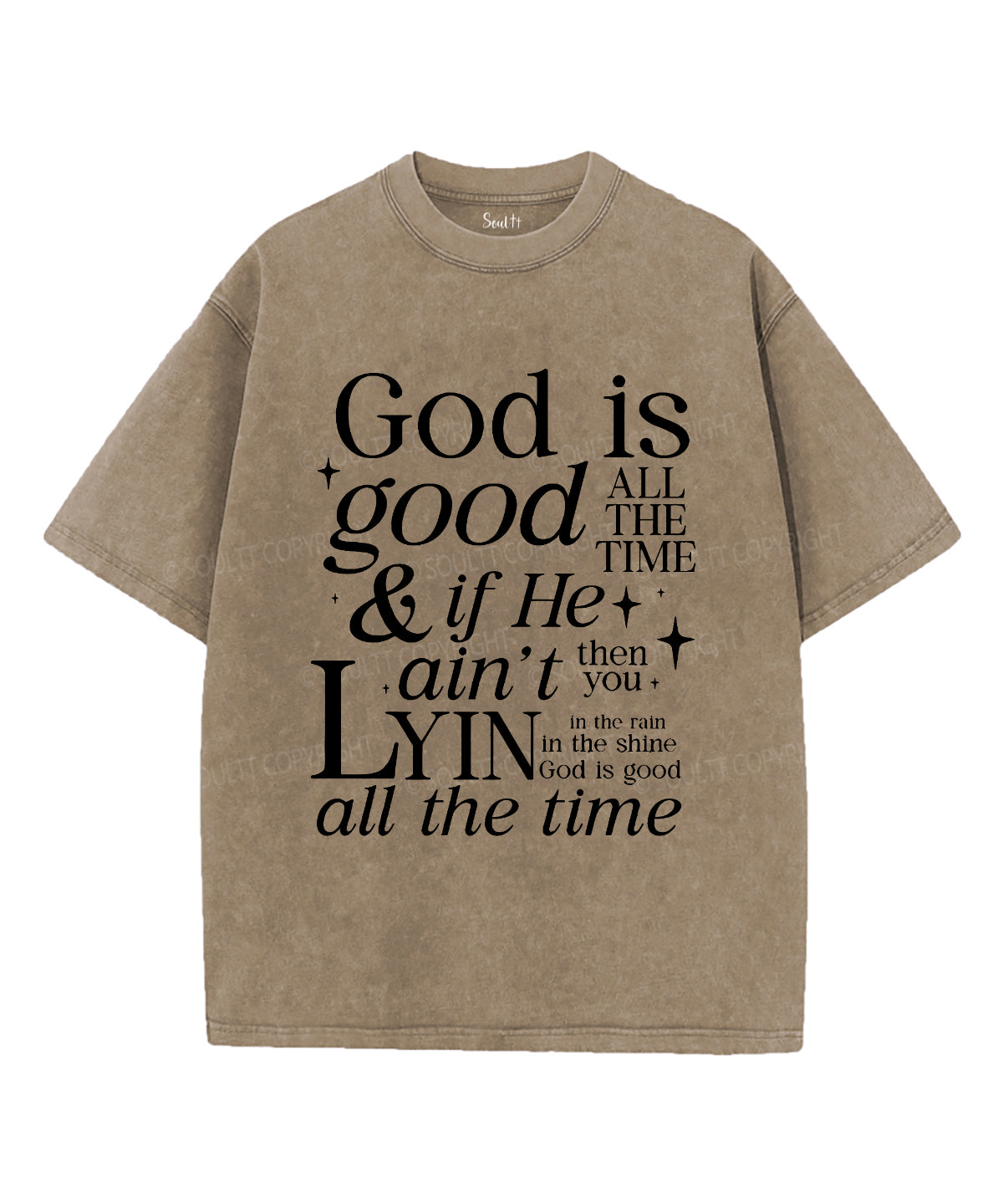 God Is Good Unisex Washed Christian T-shirt Style006 Hoodie, Sweatshirt | CiraTrend.com (Image 4)