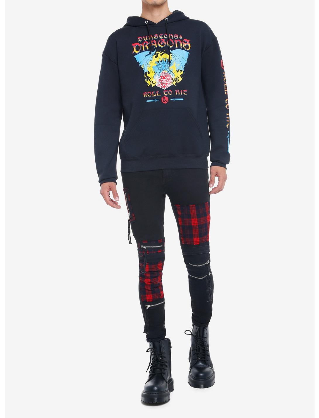 Black Dungeons and Dragons D&D Table Top Gaming- Roll To Hit Hoodie T-Shirts, Sweatshirt | CiraTrend.com (Image 2)