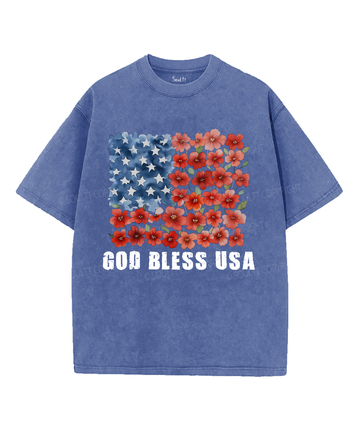 God Bless USA Washed Christian T-Shirts, Hoodie, Sweatshirt