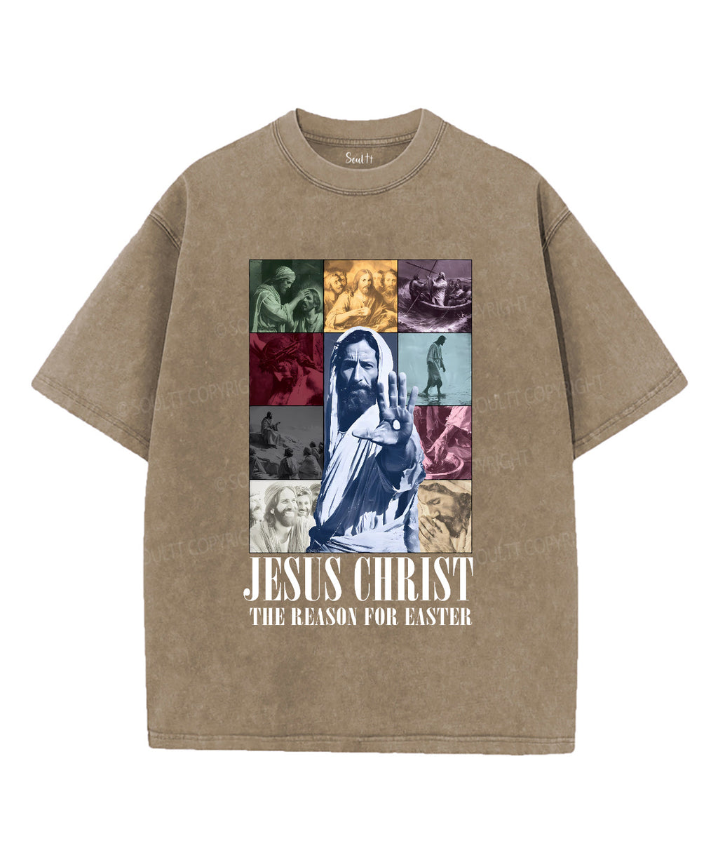 The Reason For Easter Unisex Washed Christian T-shirt Hoodie, Sweatshirt | CiraTrend.com (Image 5)