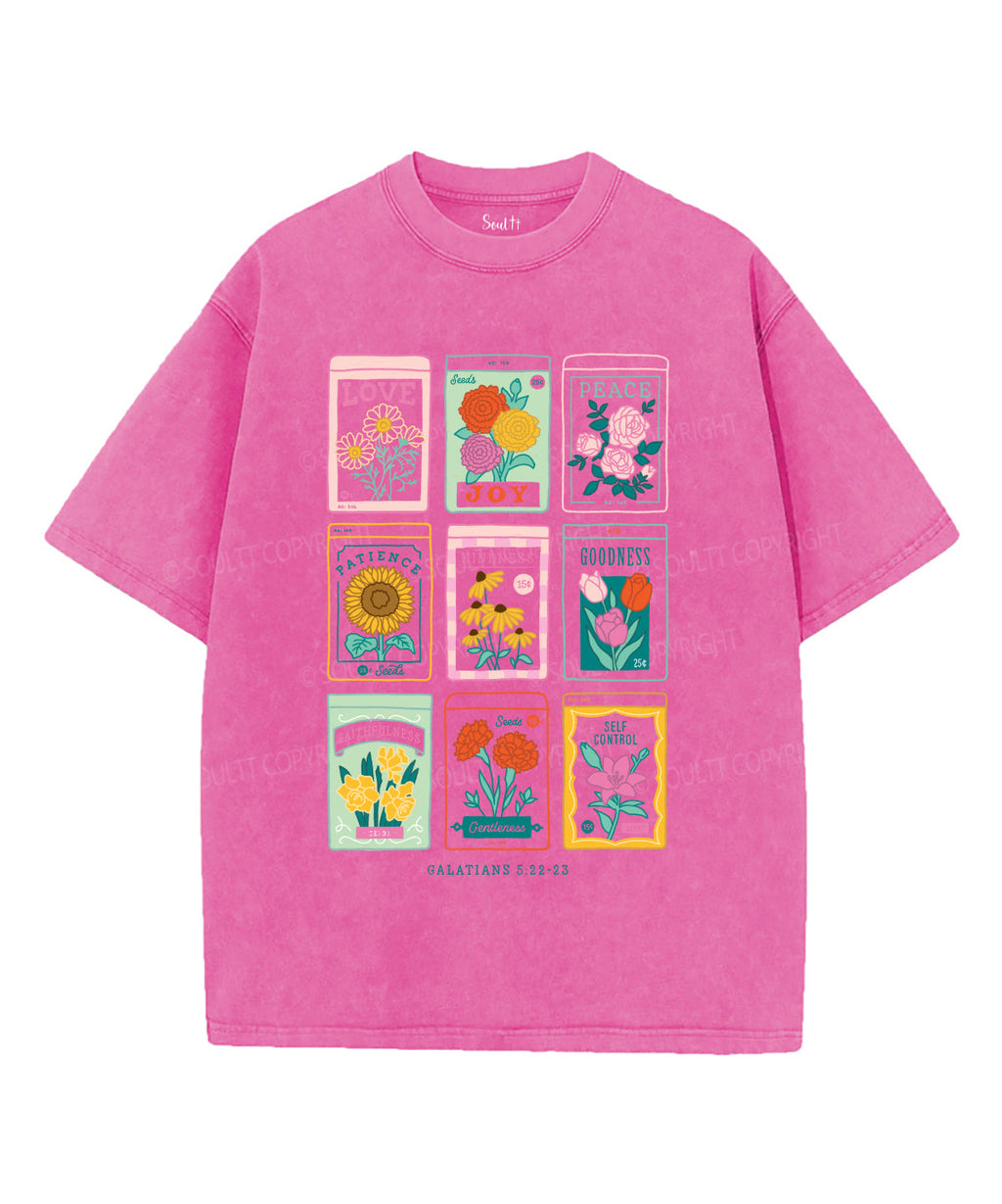 Fruit Of The Spirit Washed Christian T-shirt Style002 Hoodie, Sweatshirt | CiraTrend.com (Image 4)