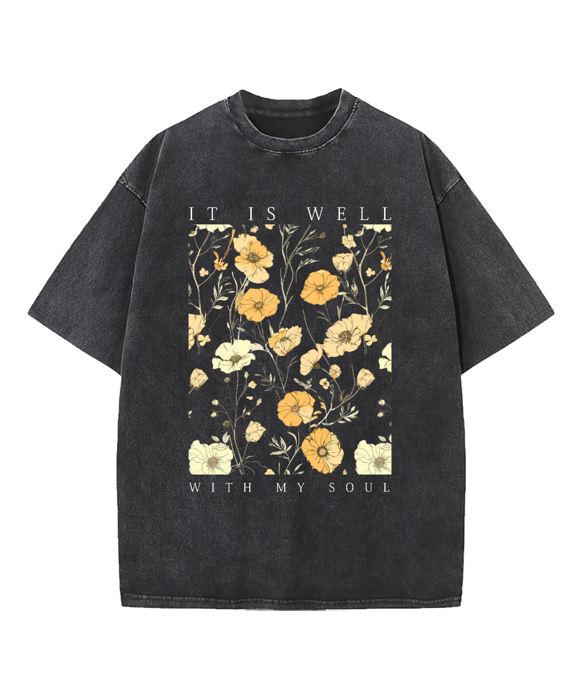 It Is Well With My Soul Washed Christian T-shirt Style015 Hoodie, Sweatshirt | CiraTrend.com (Image 2)