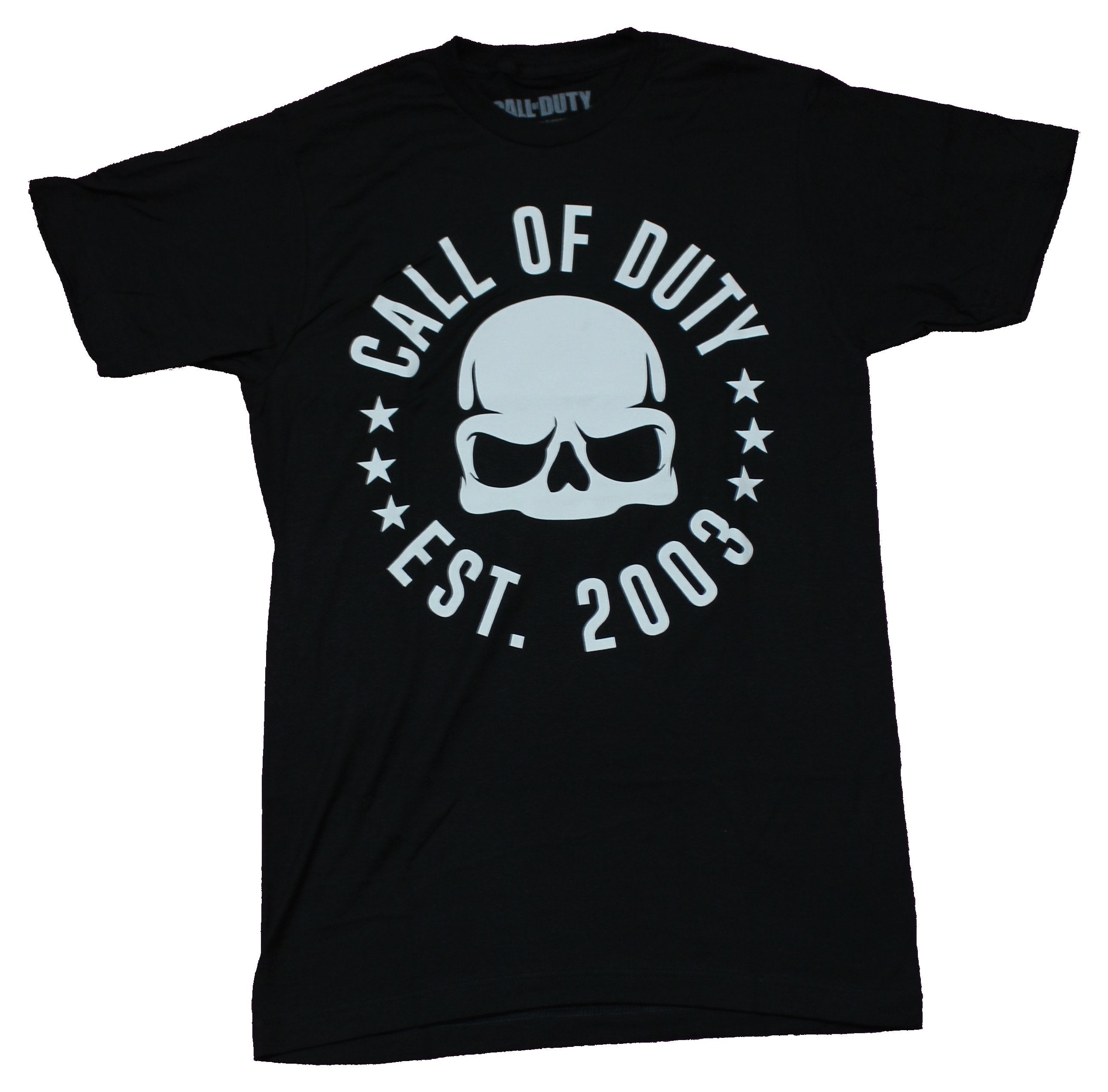 Call of Duty Mens  T-Shirt - Call of Duty Established 2003 Skull Image Hoodie, Sweatshirt | CiraTrend.com
