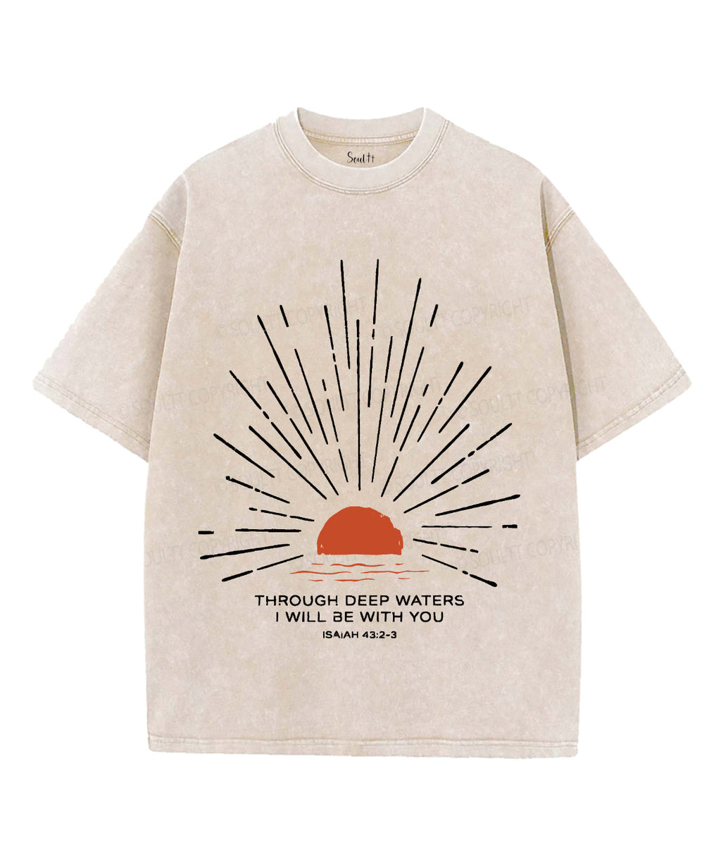I Will Be With You Unisex Washed Christian T-shirt Style009 Hoodie, Sweatshirt | CiraTrend.com (Image 4)