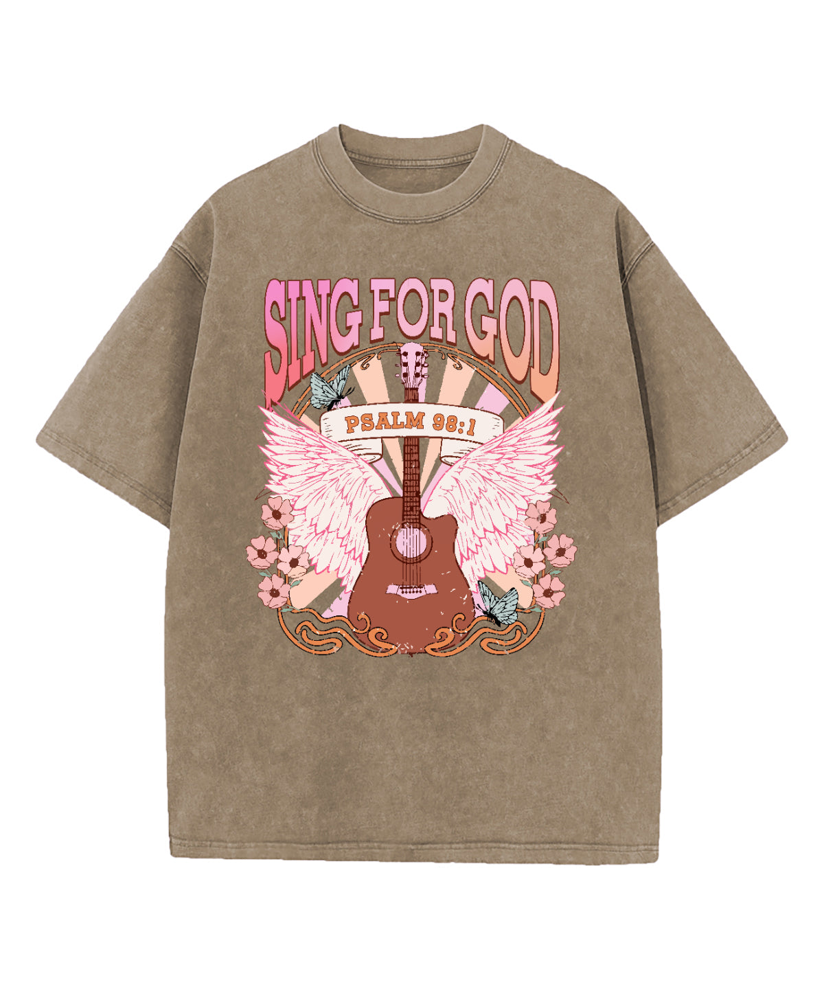 Sing For God Washed Christian T-shirt Hoodie, Sweatshirt | CiraTrend.com (Image 5)