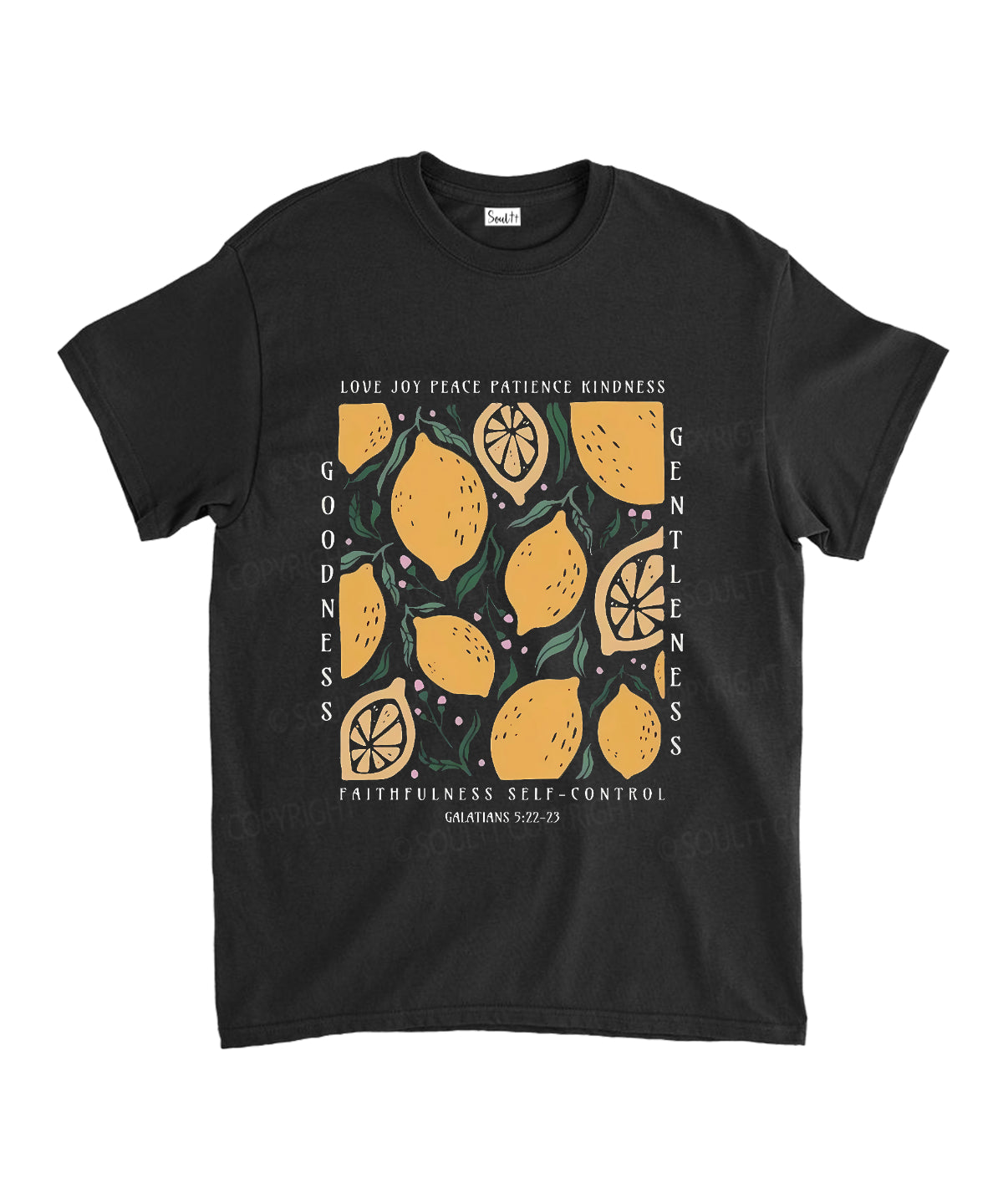 Love Joy Peace Patience Kindness Unisex Cotton Christian T-Shirt Hoodie, Sweatshirt | CiraTrend.com (Image 3)