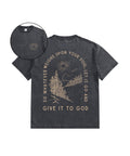 Give God Double Sided Washed Christian T-Shirts, Hoodie, Sweatshirt