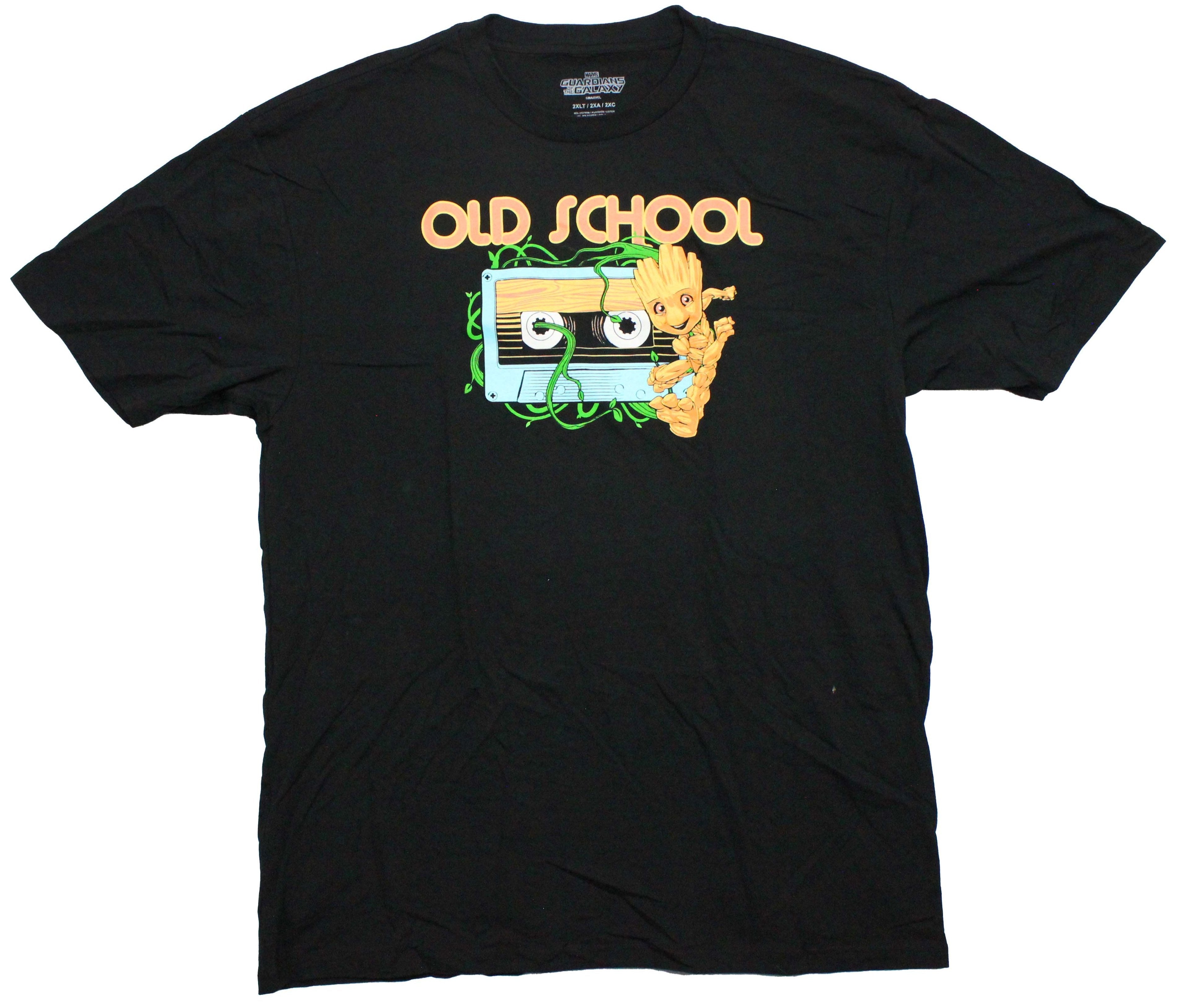 Guardians of the Galaxy Mens T-Shirt - Old School Cassette Groot & Vines Hoodie, Sweatshirt | CiraTrend.com
