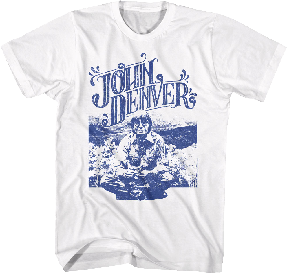 Field Photo John Denver T-Shirt Hoodie, Sweatshirt | CiraTrend.com (Image 1)