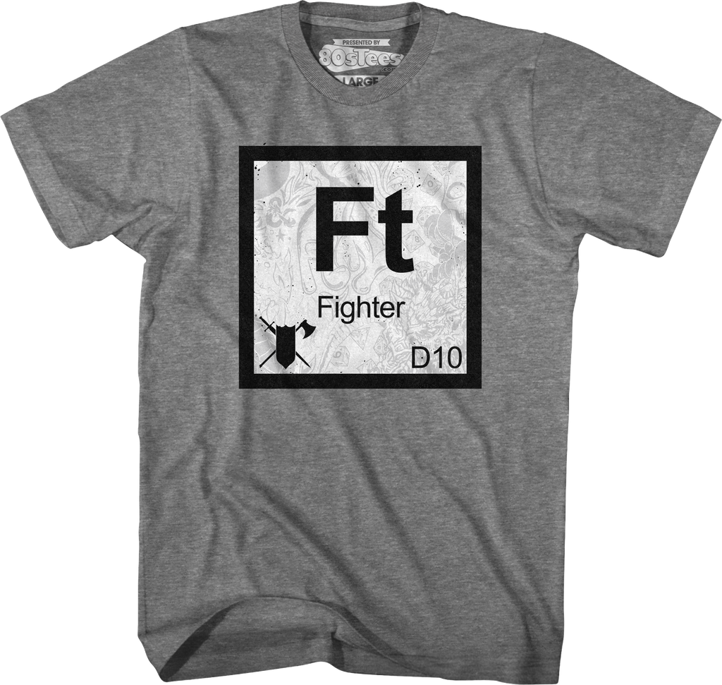 Fighter Element Symbol Dungeons & Dragons T-Shirt Hoodie, Sweatshirt | CiraTrend.com (Image 1)