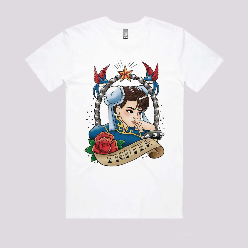 Fighter Girl Tattoo T-Shirt Hoodie, Sweatshirt | CiraTrend.com (Image 5)