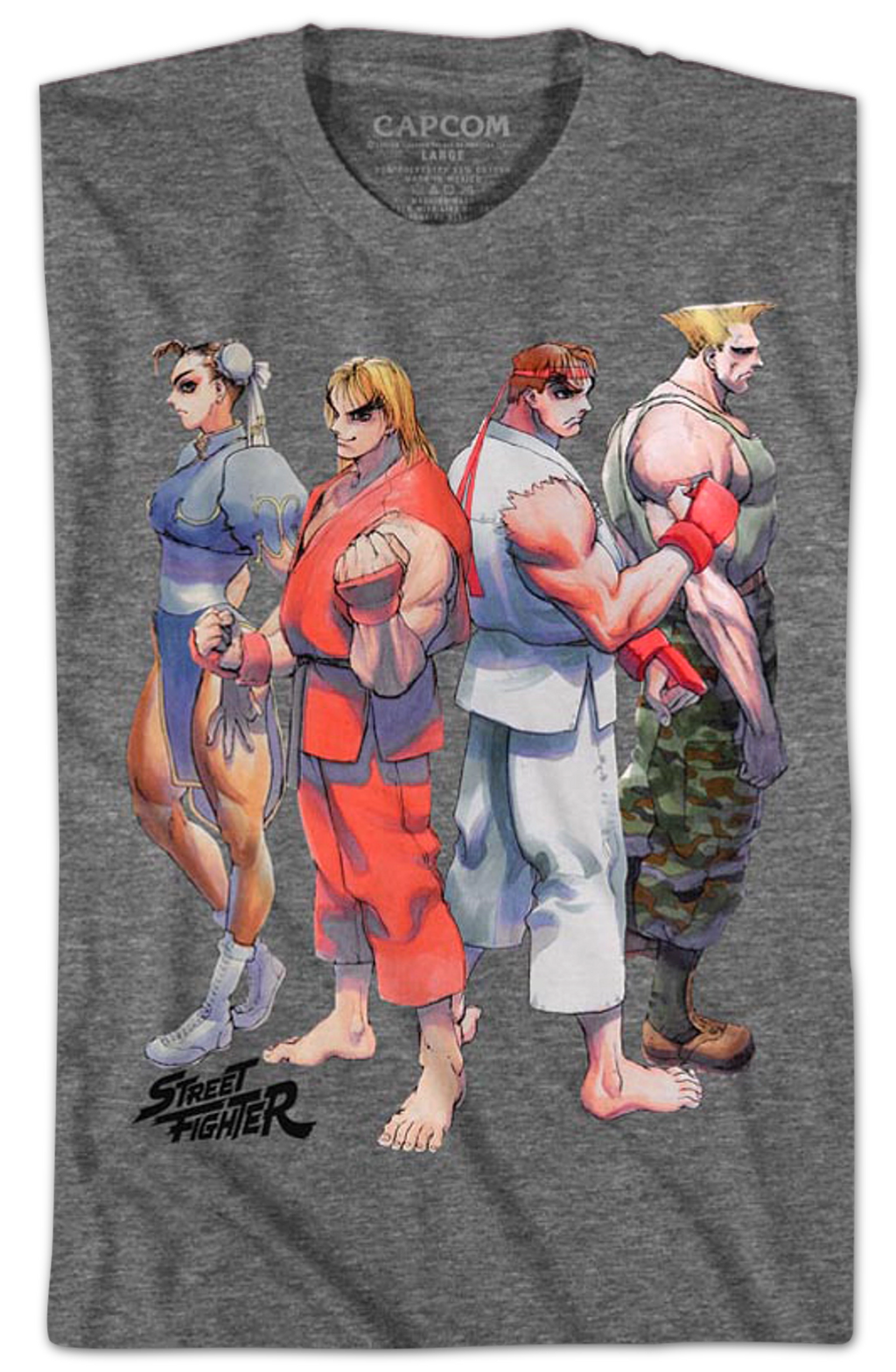 Fighters Lined Up Street Fighter T-Shirt Hoodie, Sweatshirt | CiraTrend.com (Image 2)