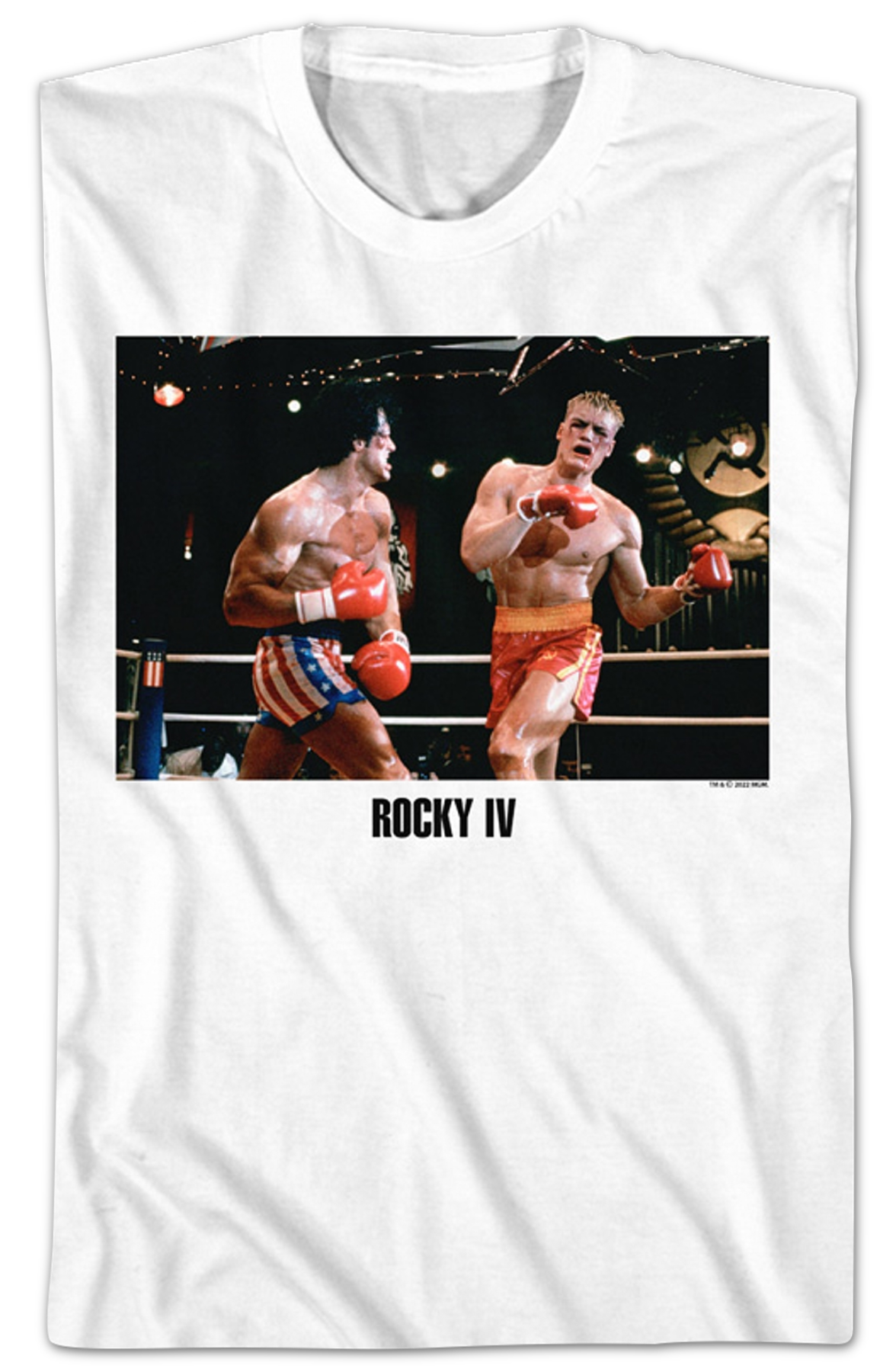 Fighting Drago Photo Rocky IV T-Shirt Hoodie, Sweatshirt | CiraTrend.com (Image 2)