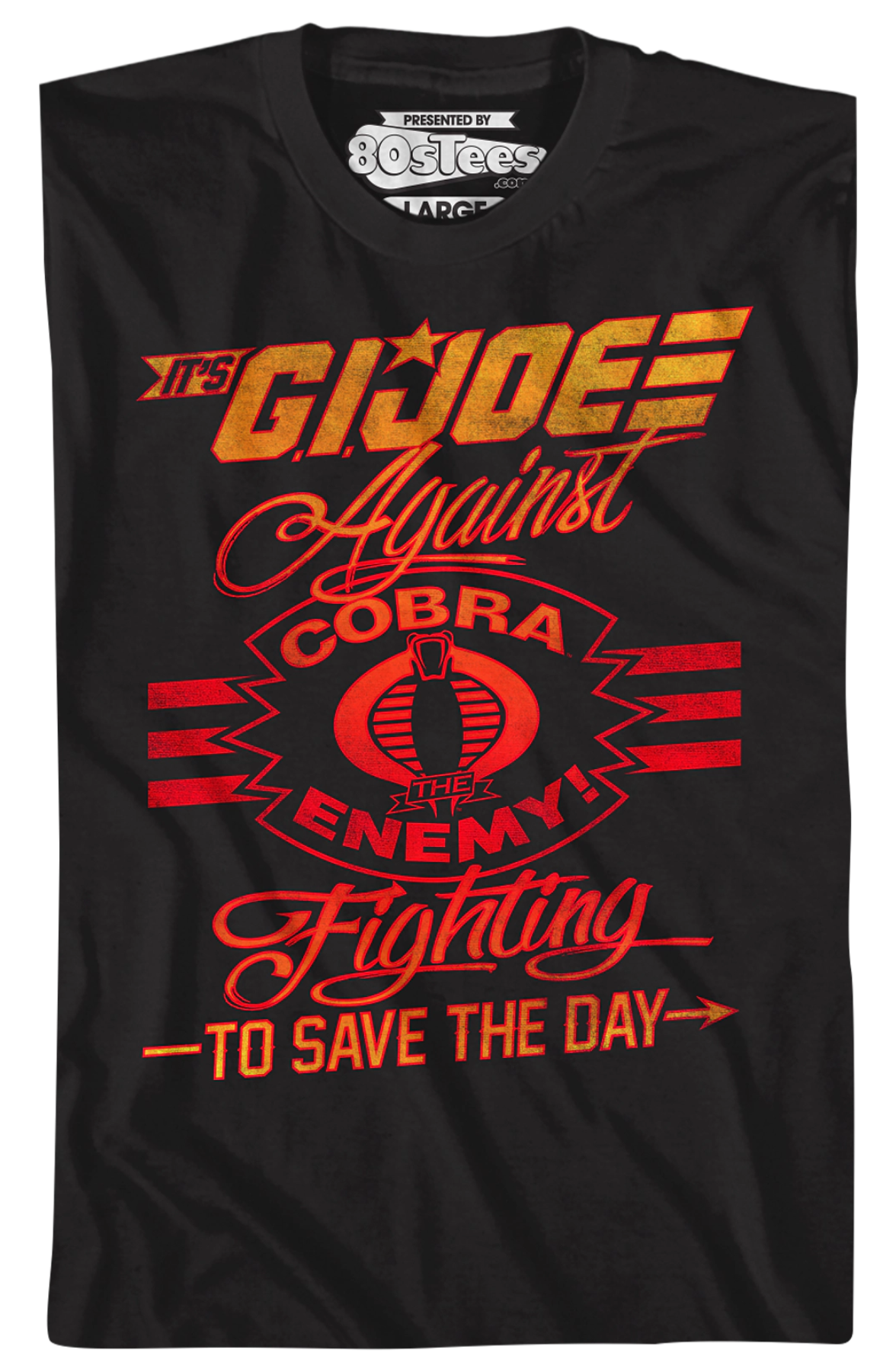 Fighting To Save The Day GI Joe T-Shirt Hoodie, Sweatshirt | CiraTrend.com (Image 2)