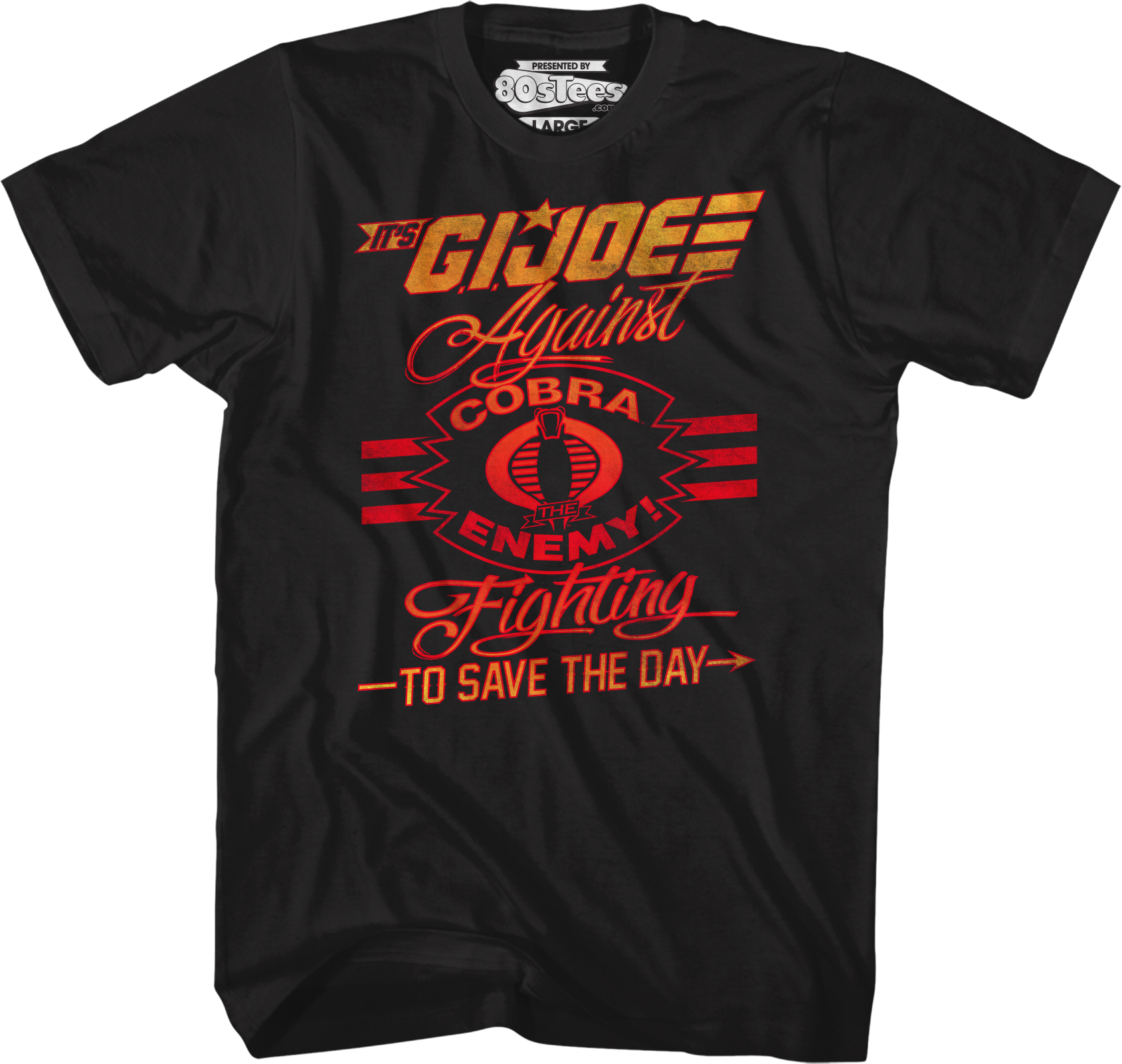 Fighting To Save The Day GI Joe T-Shirt Hoodie, Sweatshirt | CiraTrend.com (Image 1)