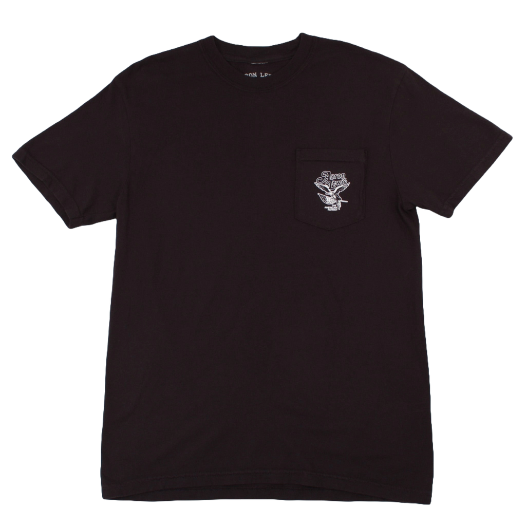 Aaron Lewis The American Patriot Pocket Tour Mens T Shirt Black Hoodie, Sweatshirt | CiraTrend.com (Image 1)