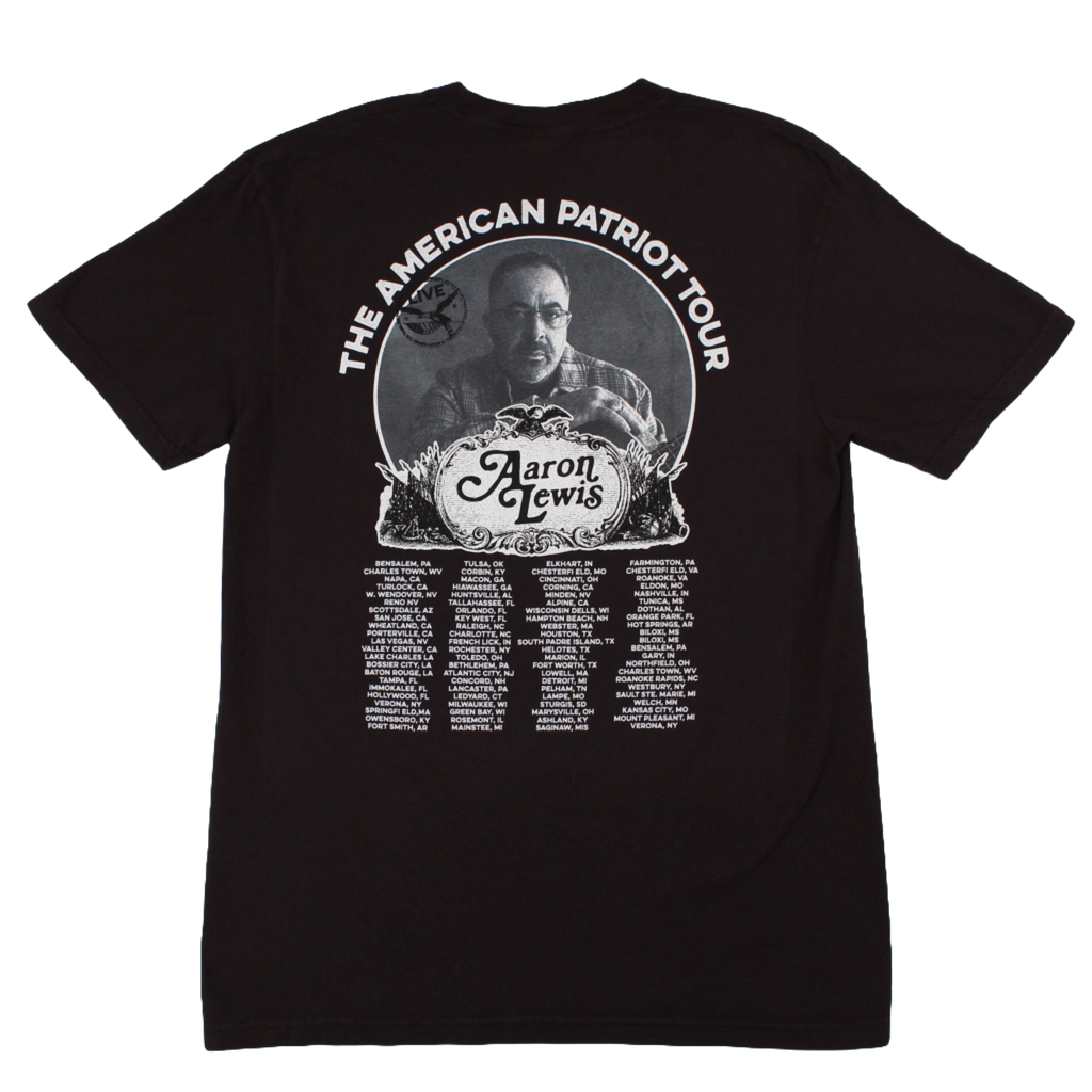 Aaron Lewis The American Patriot Pocket Tour Mens T Shirt Black Hoodie, Sweatshirt | CiraTrend.com (Image 2)